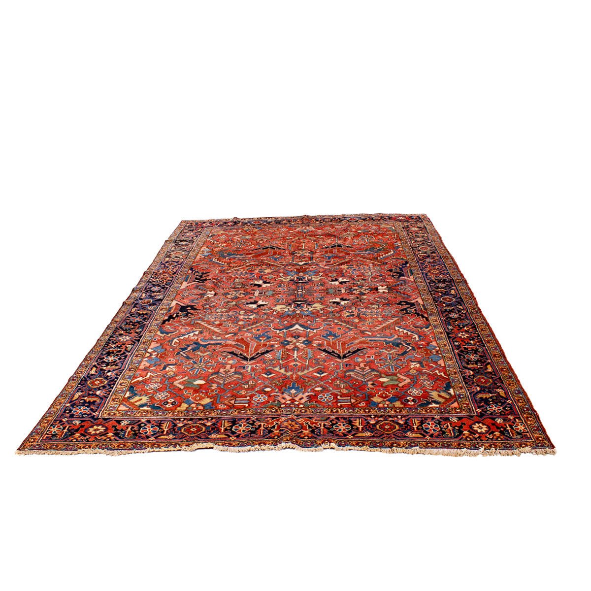 Antique Heriz Rug <br> 9'0 x 11'0