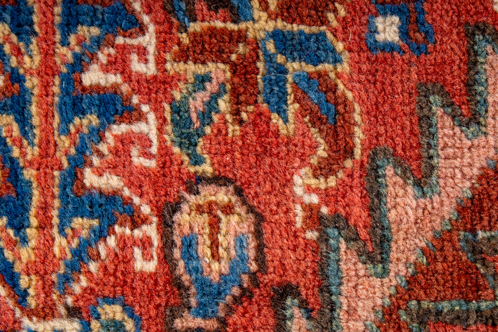 Antique Heriz Rug <br> 9'0 x 11'0