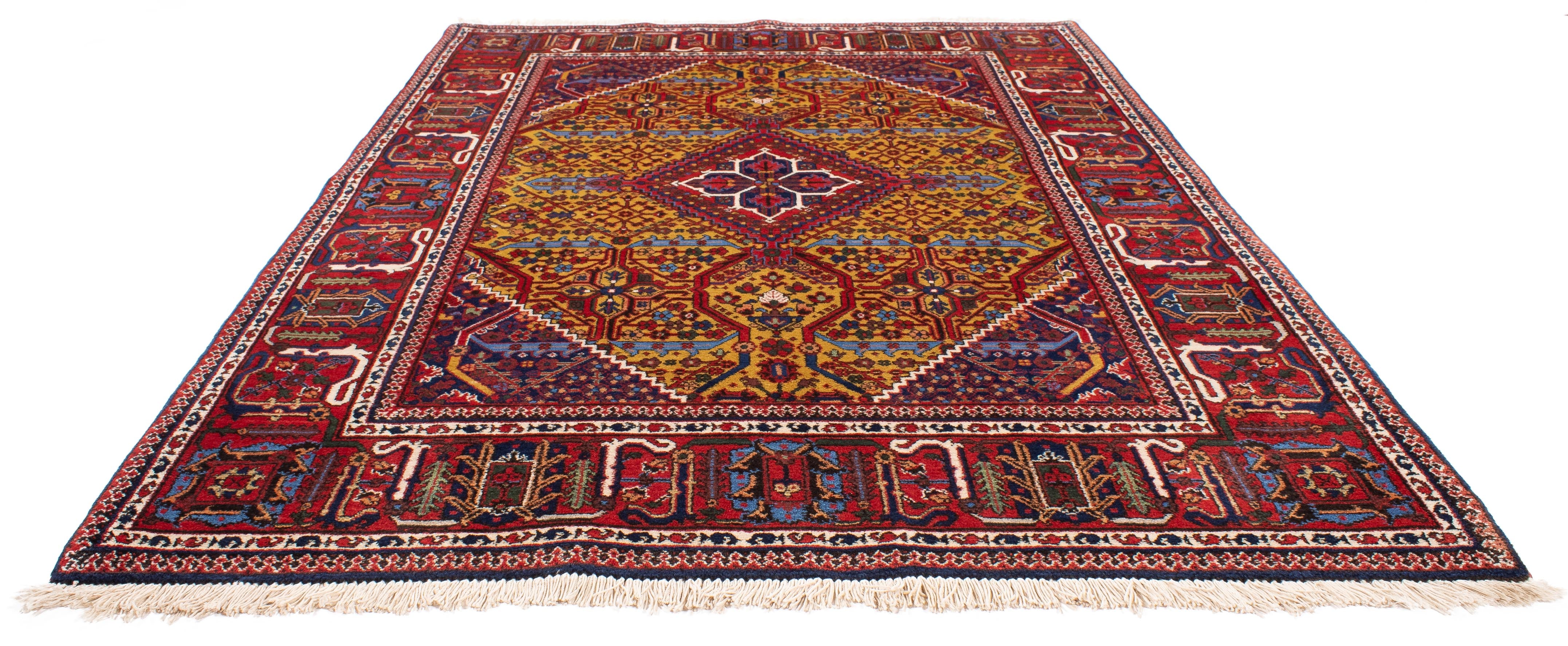 Vintage Persian Joshegan Rug <br> 4'1 x 6'8