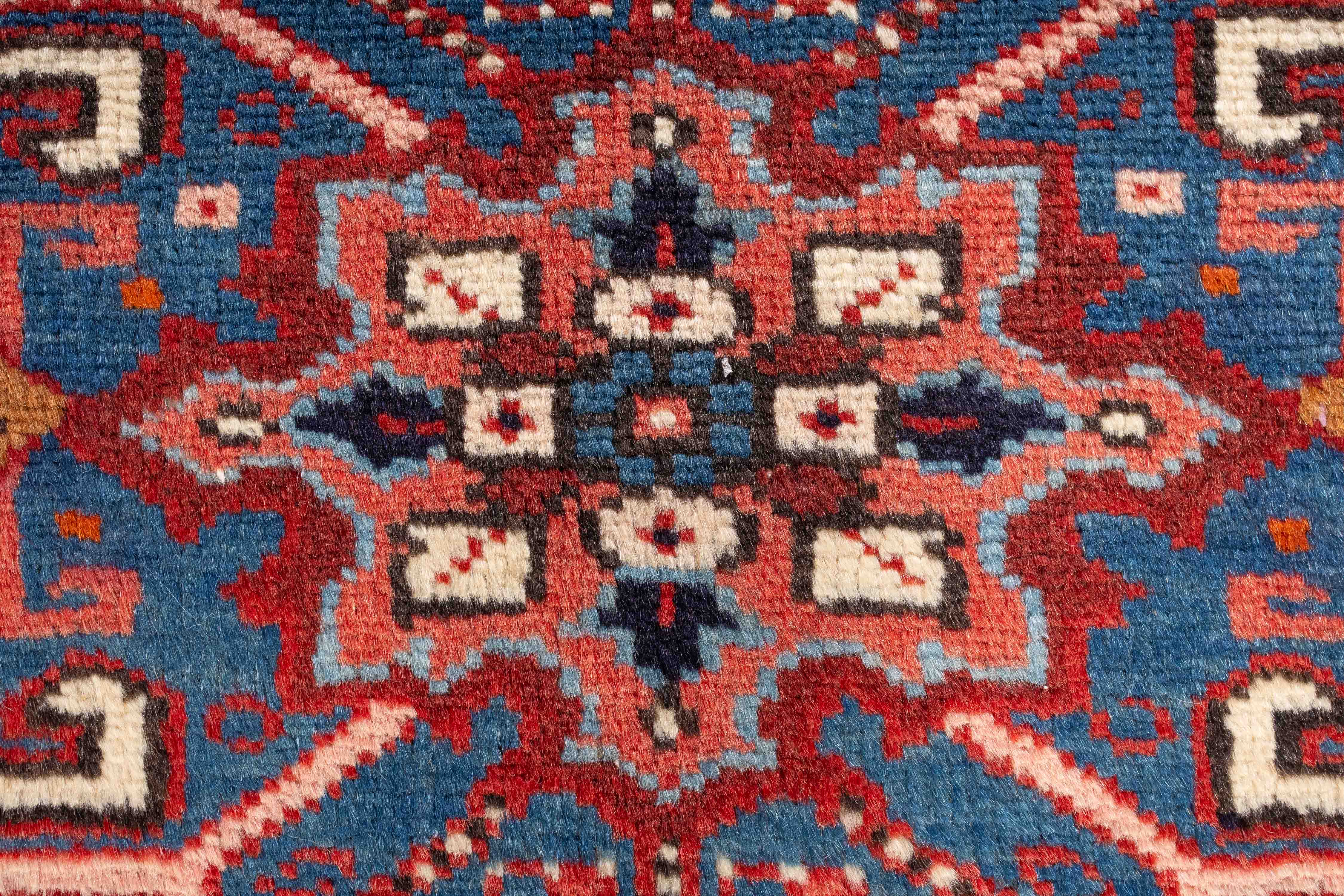 Vintage Persian Karadja Rug <br> 5'0 x 6'7