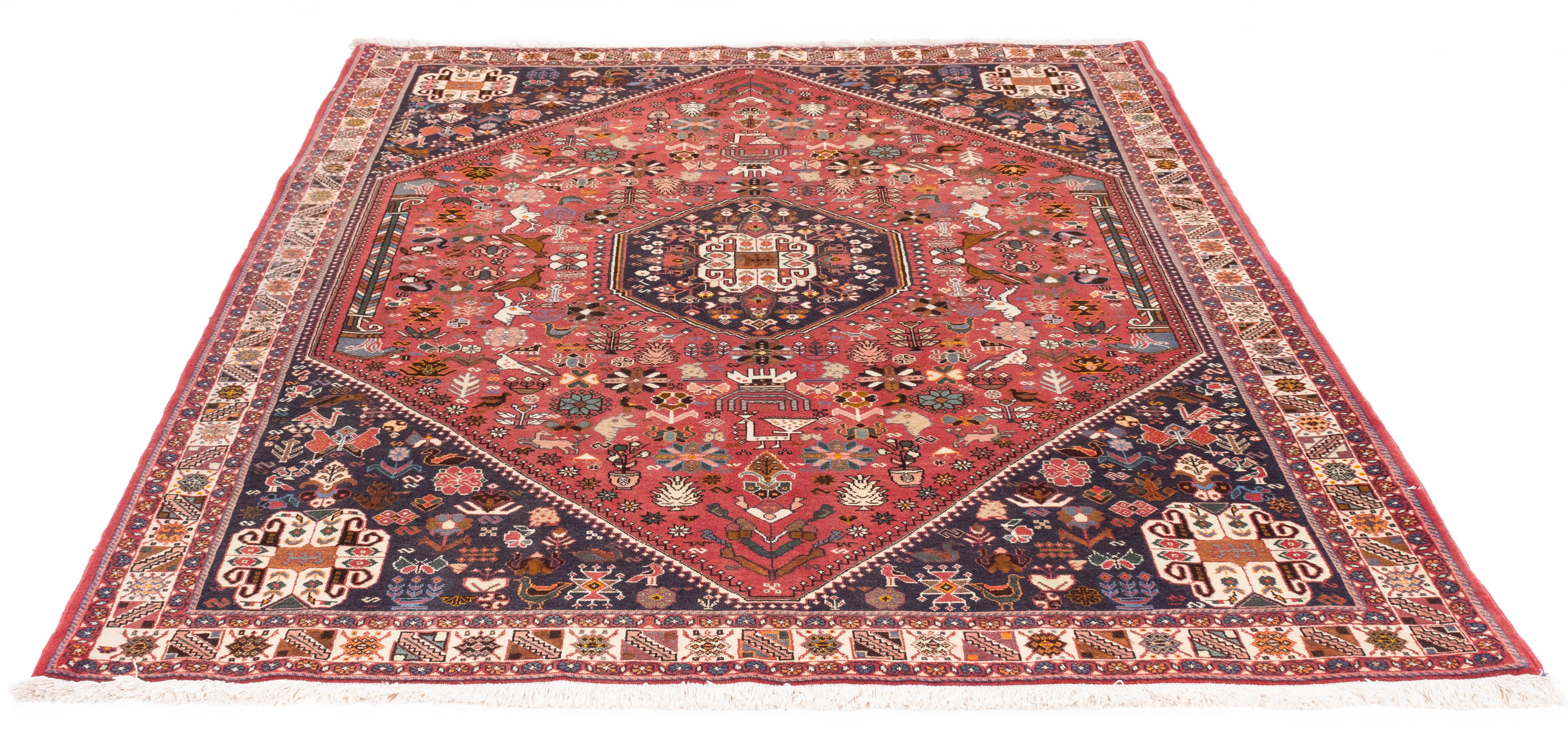 Vintage Persian Abadeh Rug <br> 5'3 x 6'10