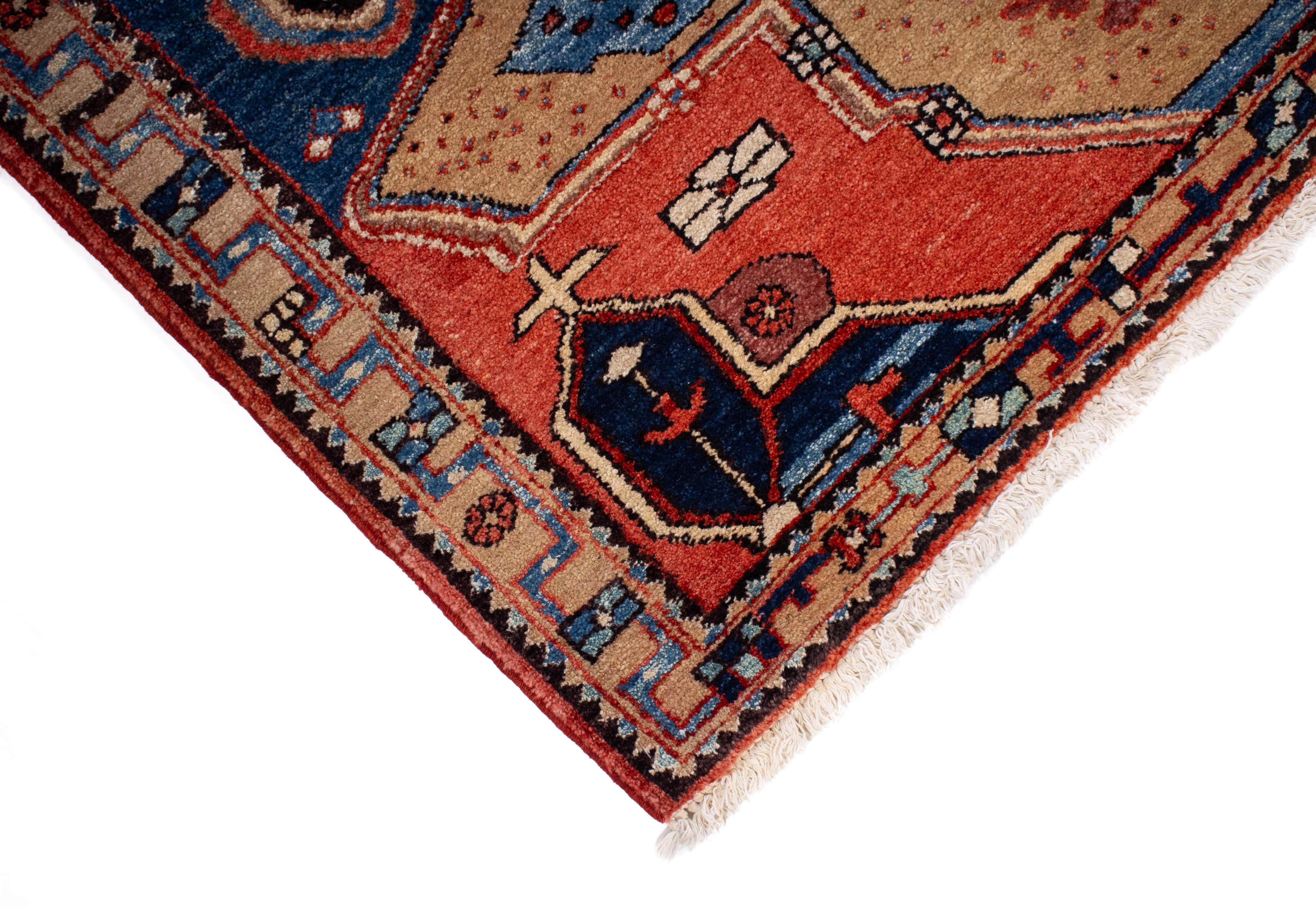 New Turkish Azeri Sampler Rug <br> 4'6 x 7'2