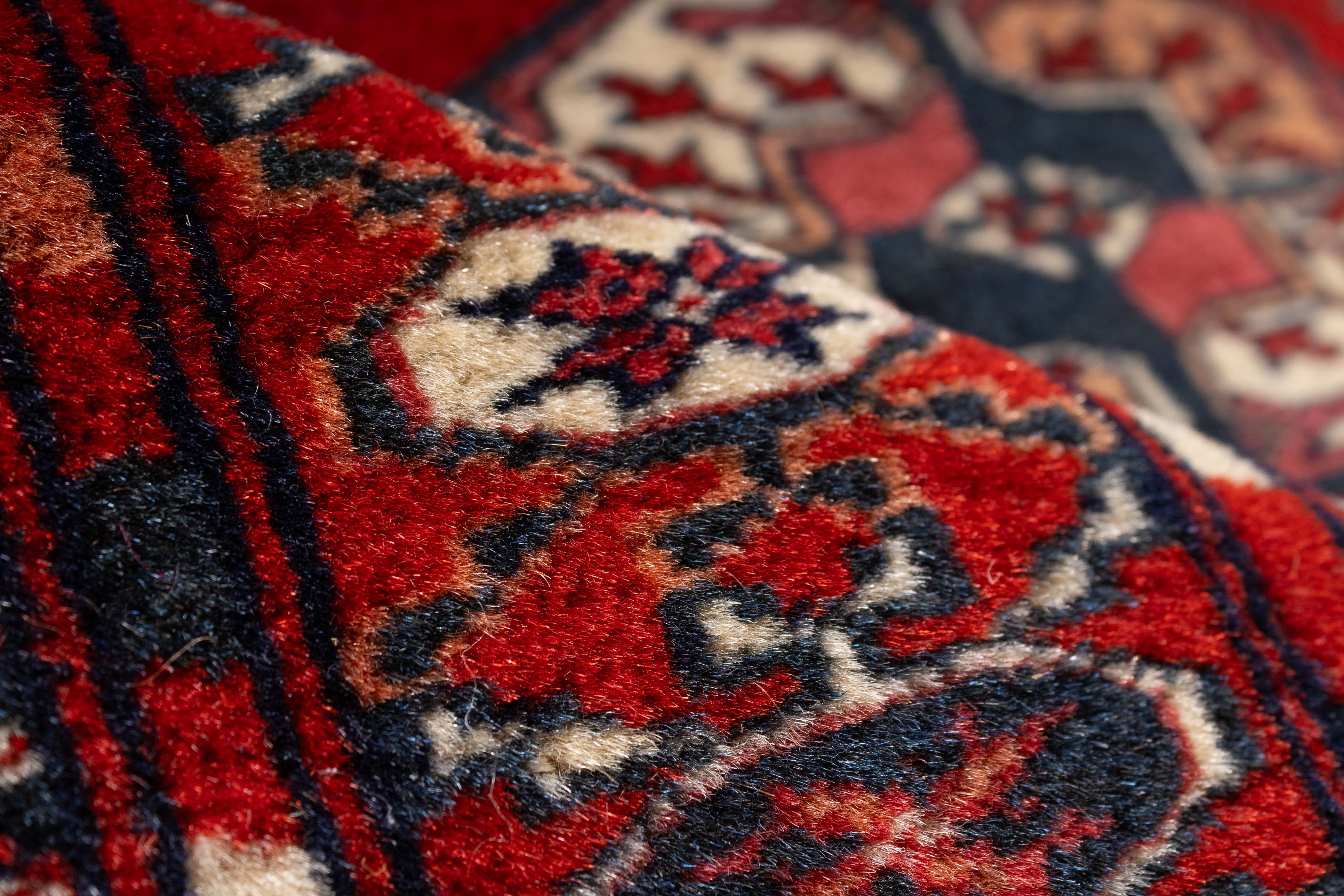 Vintage Turkoman Rug 4'0 x 5'0