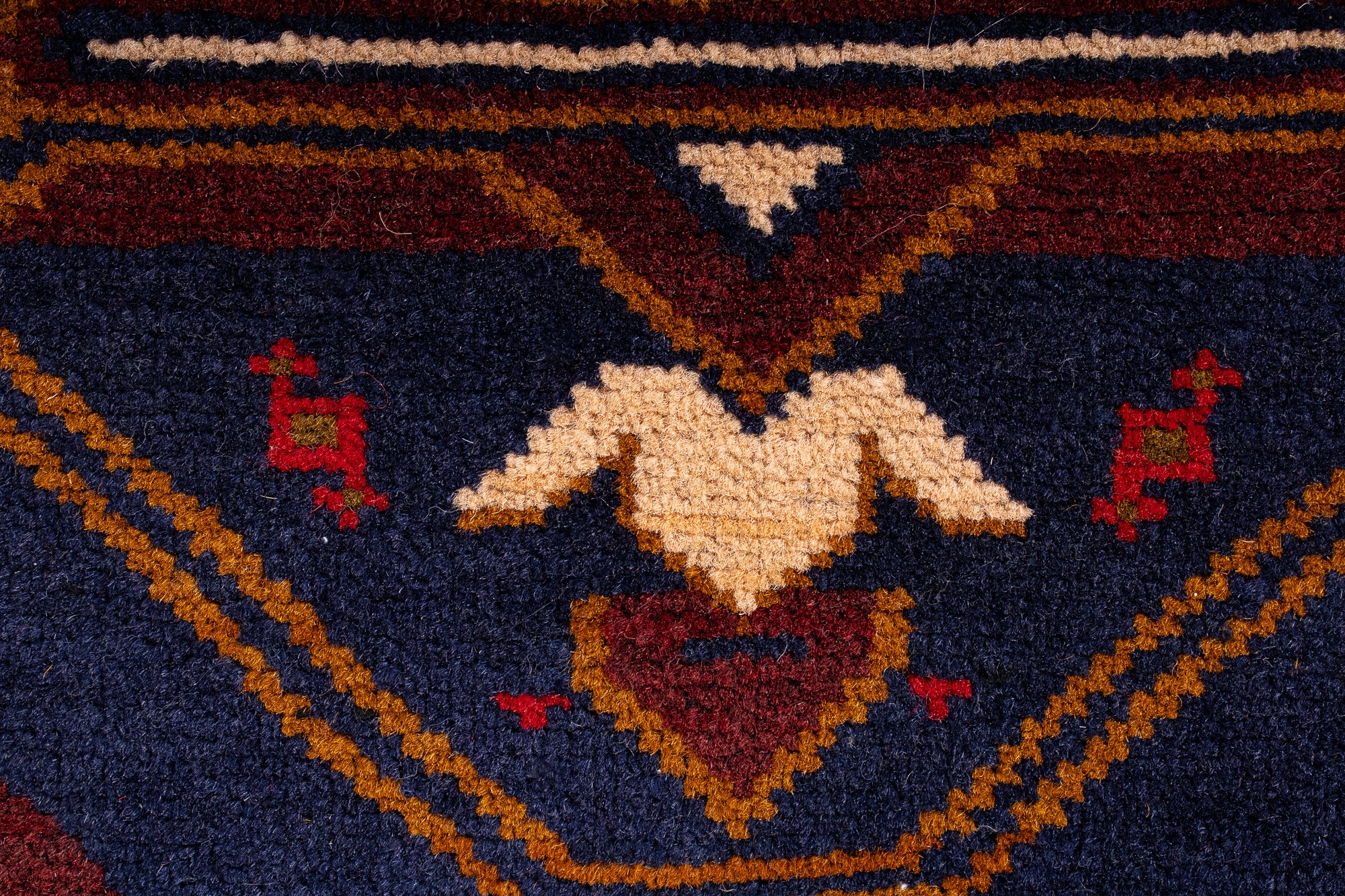 Traditional Afghanistan Balouch Rug <br> 2'11' x 5'2'