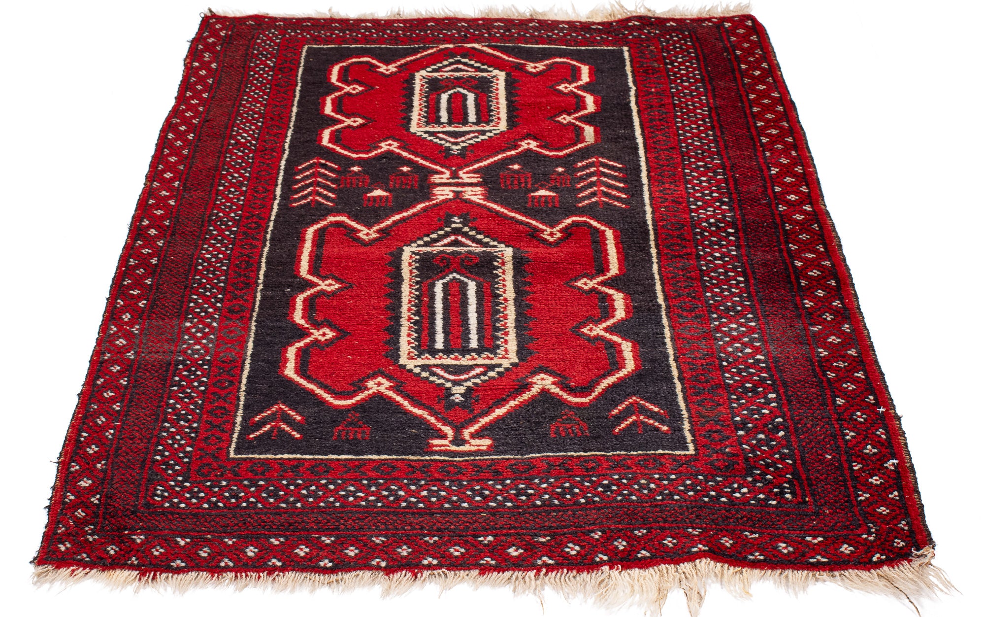 Afghanistan Balouch Rug <br> 3'1' x 4'4'