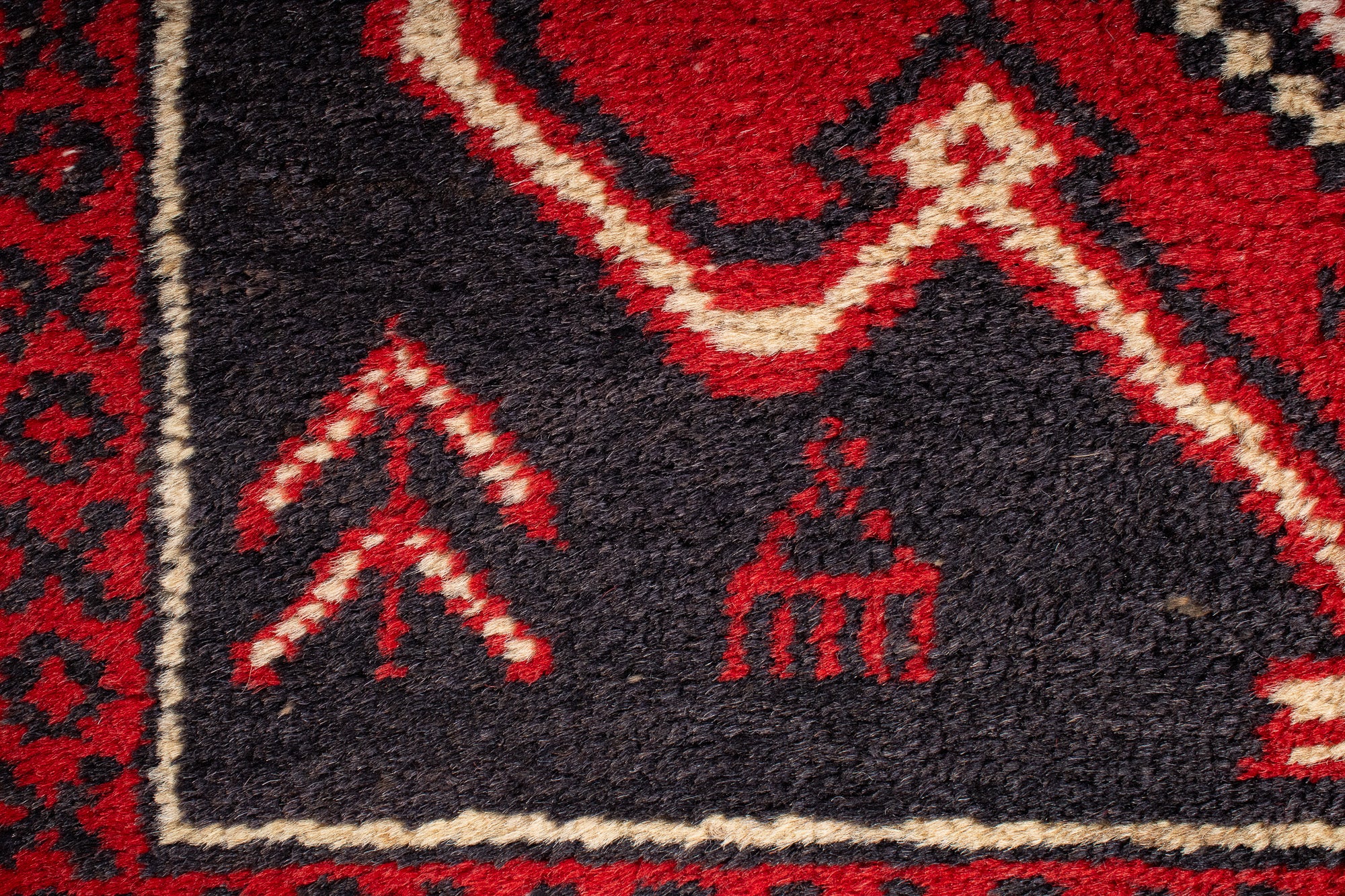 Afghanistan Balouch Rug <br> 3'1' x 4'4'