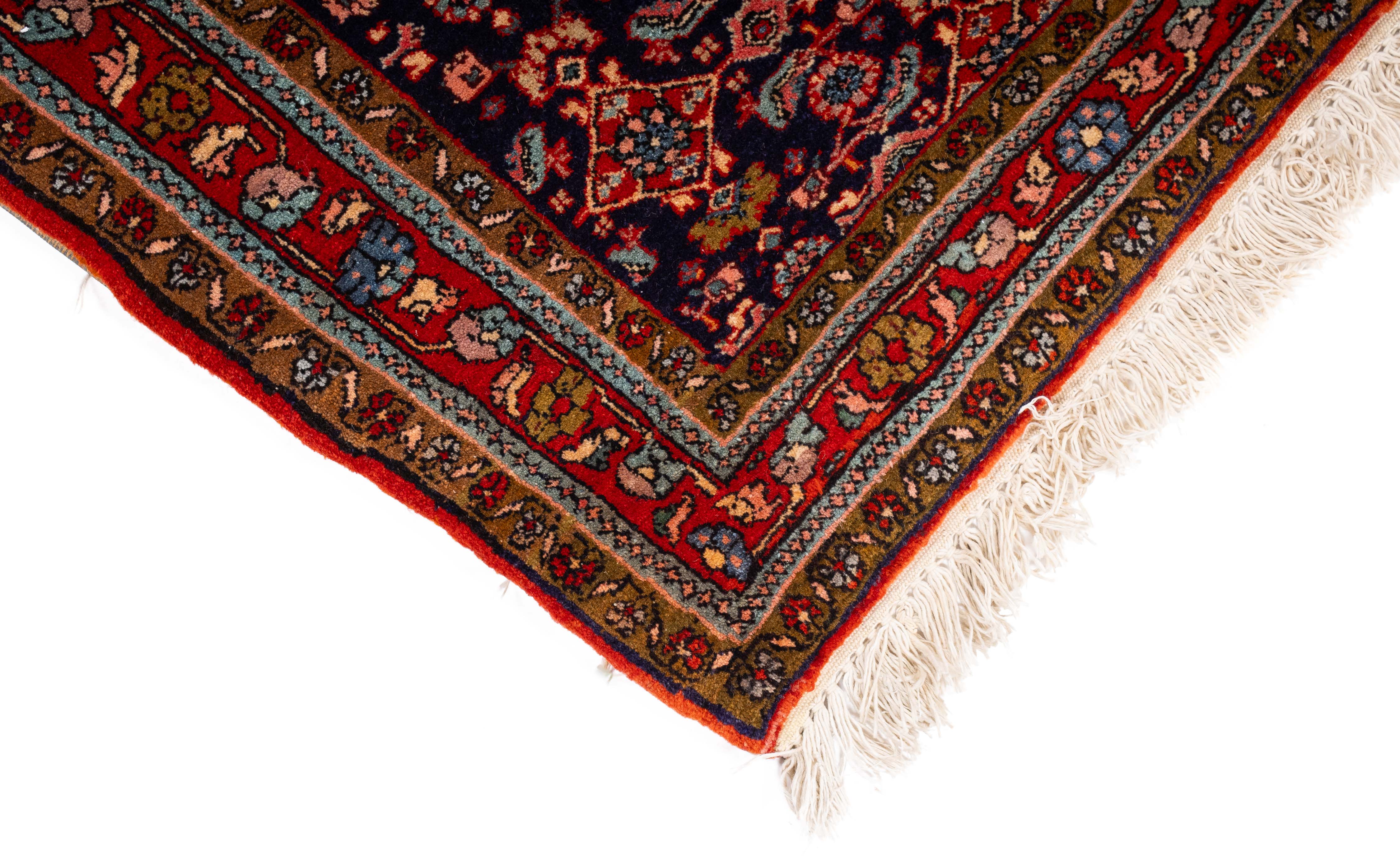 Traditional Persian Bidjar Rug <br> 3'9 x 5'4