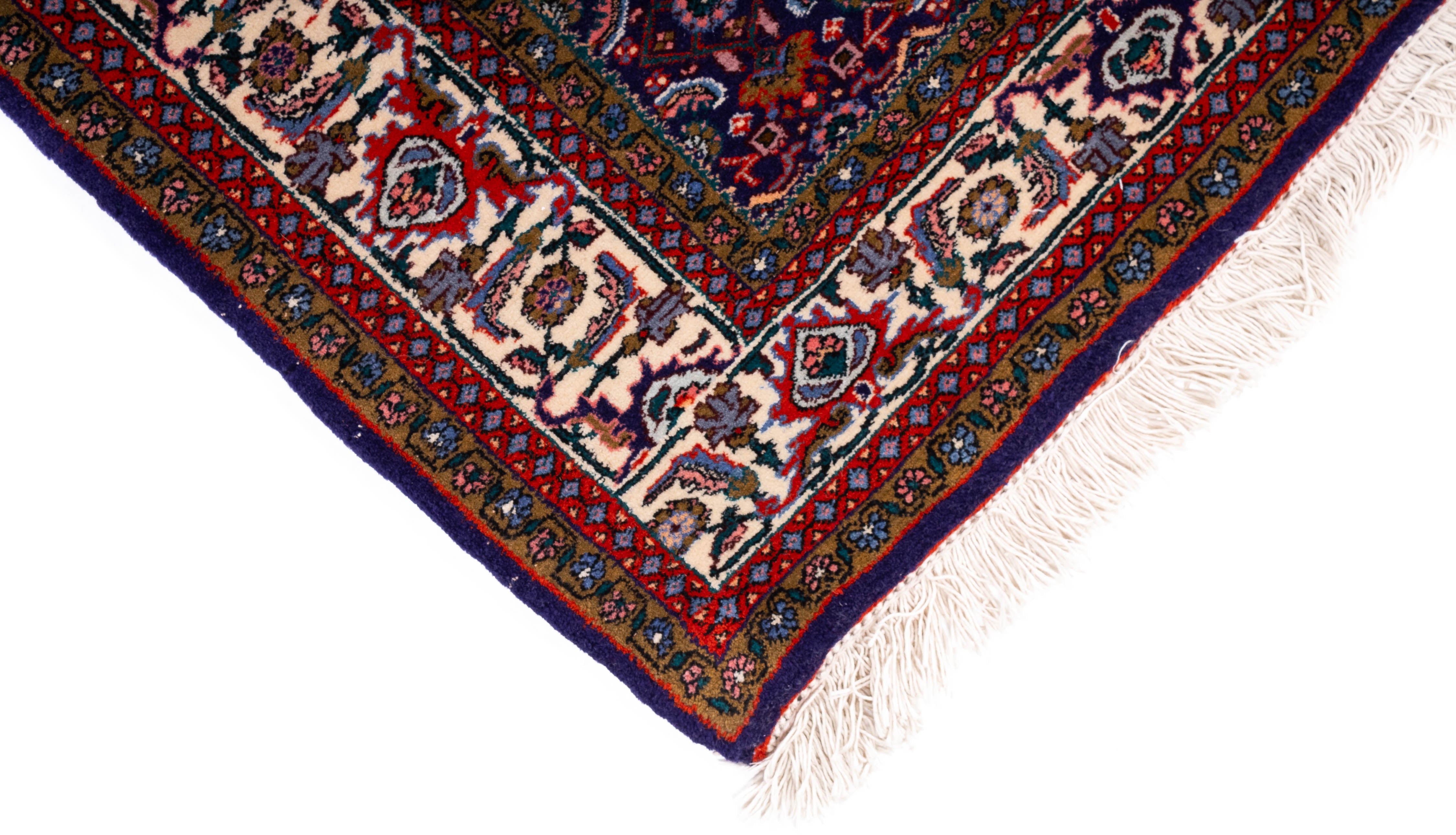 Traditional Persian Bidjar Rug <br> 3'9 x 5'5