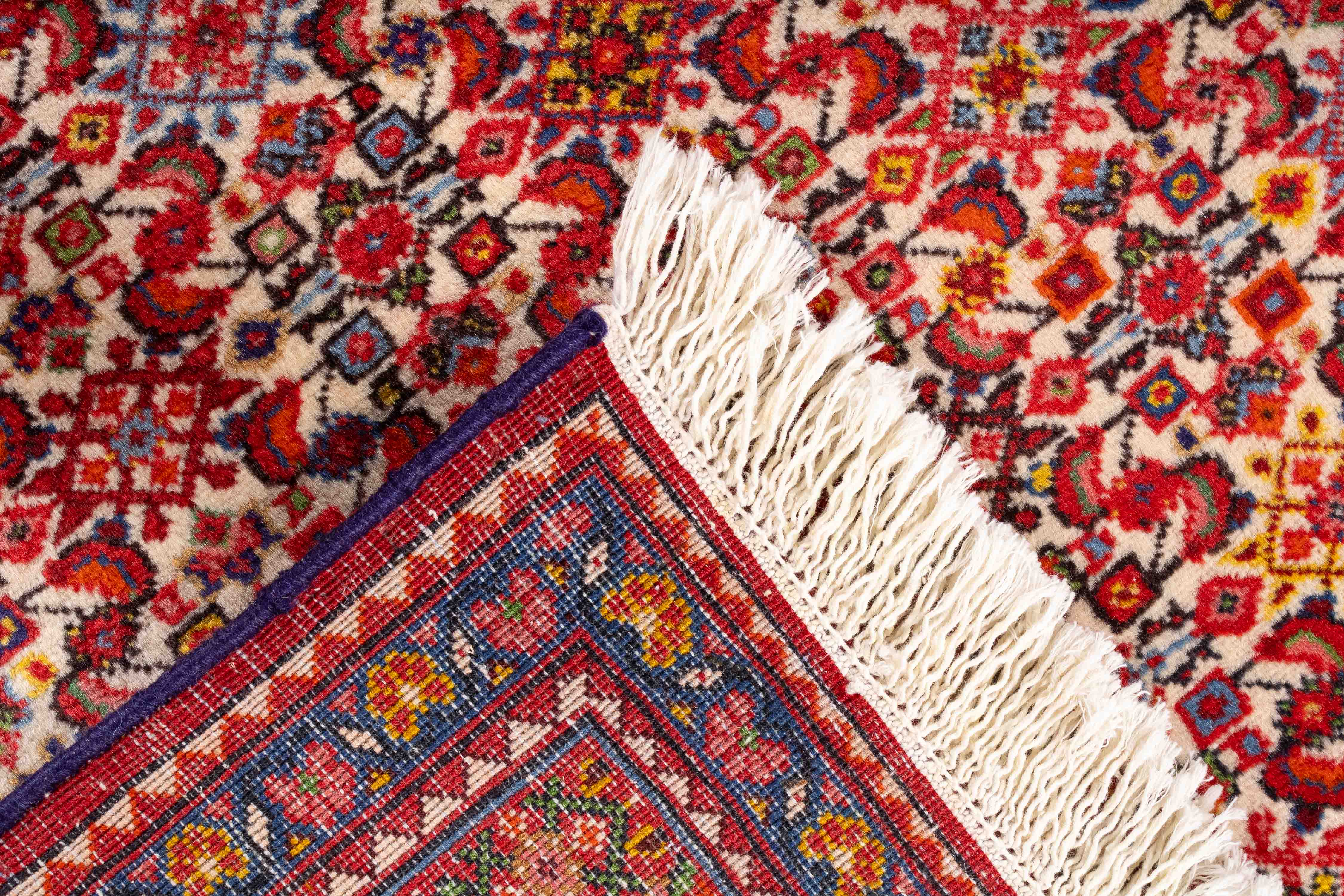 Traditional Persian Jozan Sarouk Rug <br> 3'6 x 5'5