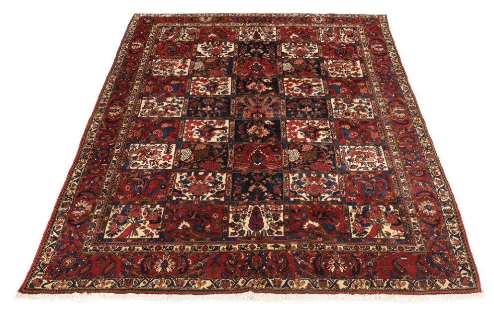 Bakhtiari Garden Design Rug <br>  6'10 × 10