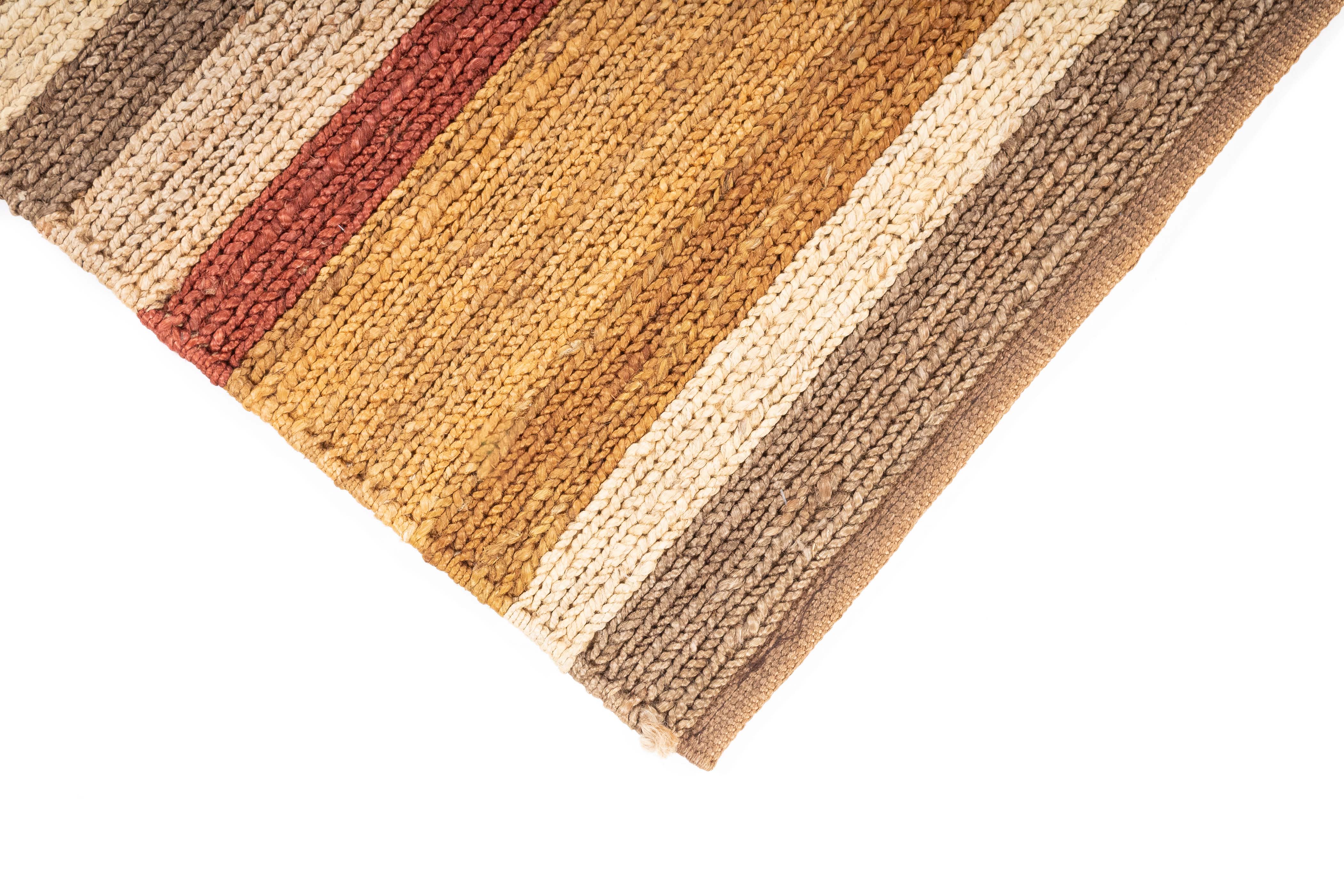 New Indian Jute Rug Rug <br> 3'0 x 6'0