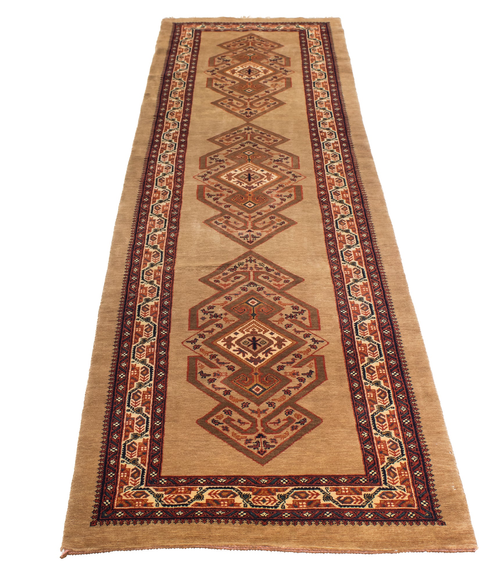 Traditional Gabbeh Runner <br> 2'10 x 10'10