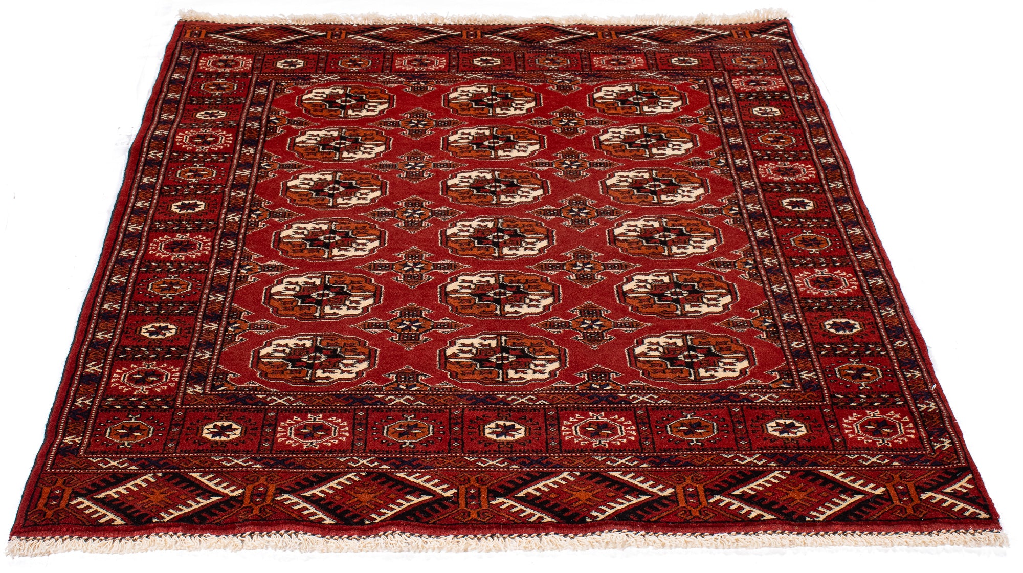 Persia Turkoman Rug <br> 4'0' x 5'2'