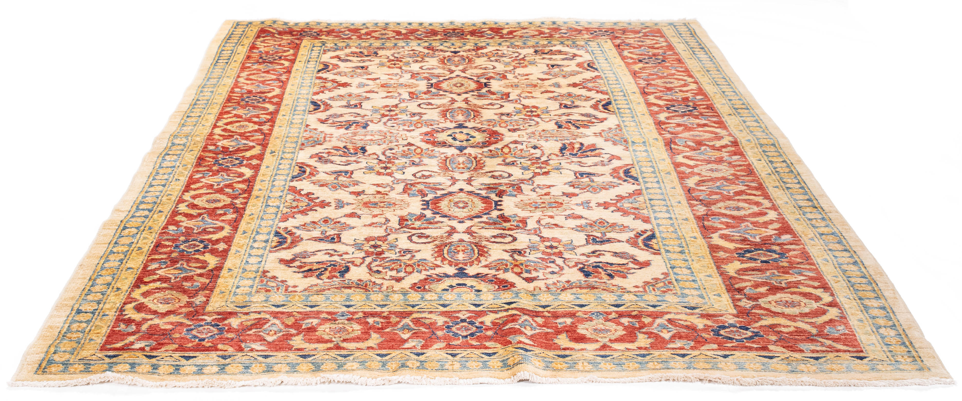 New Pakistan Vegetal dyed Rug <br> 6'1 x 8'1