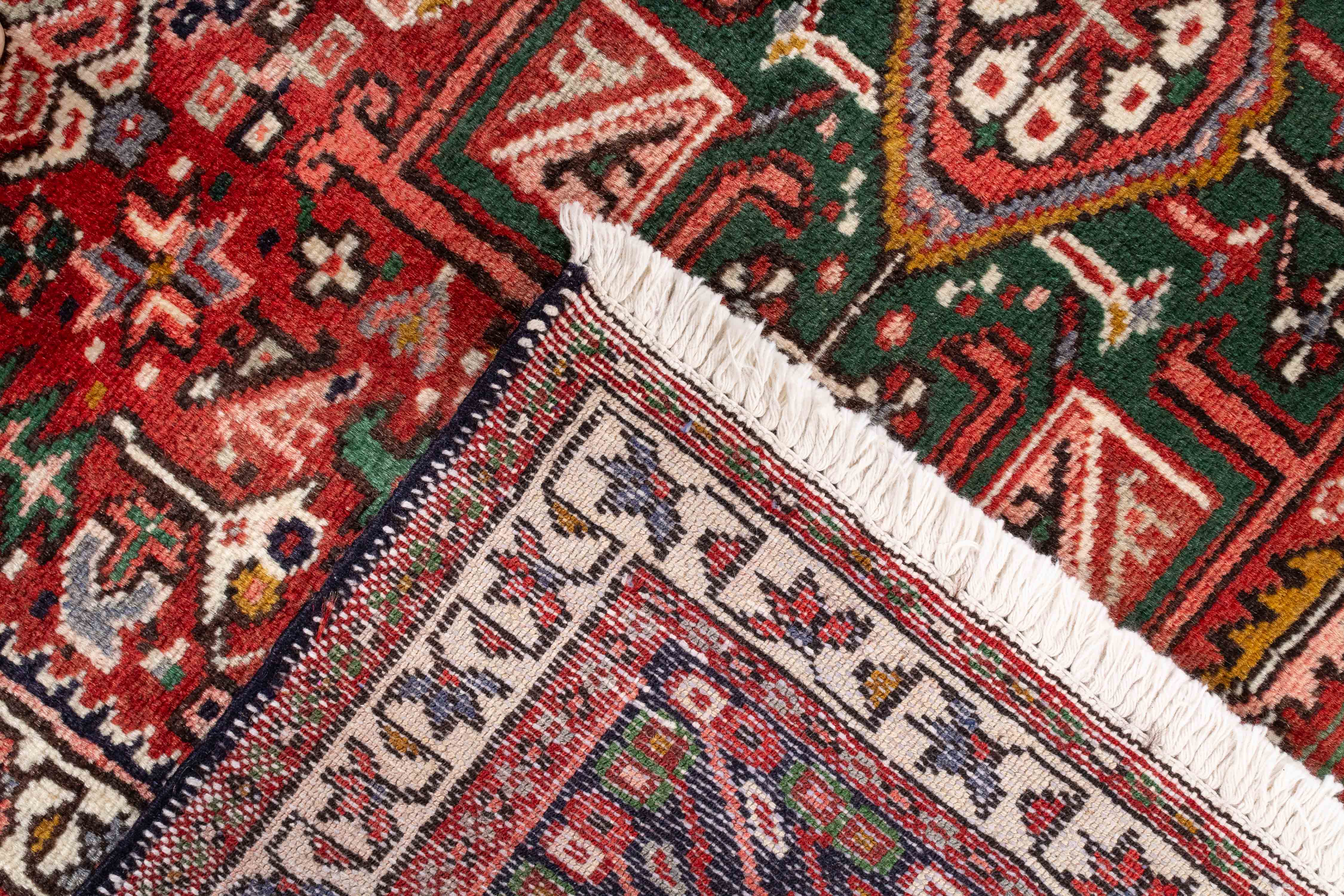 Vintage Persian Karadja Rug <br> 4'11 x 6'3