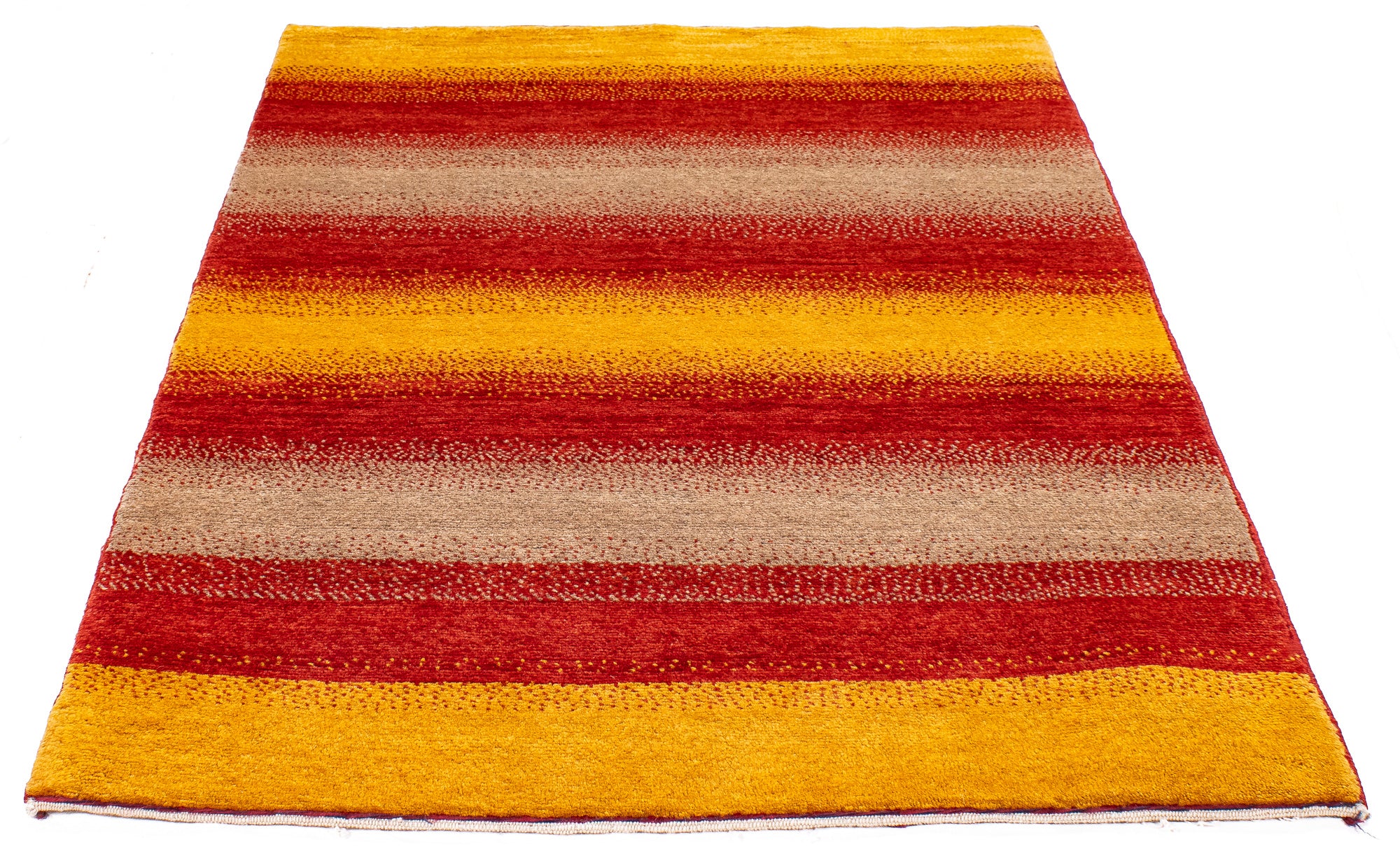 Persia Gabbeh Rainbow Design Rug <br> 2'10' x 4'6'