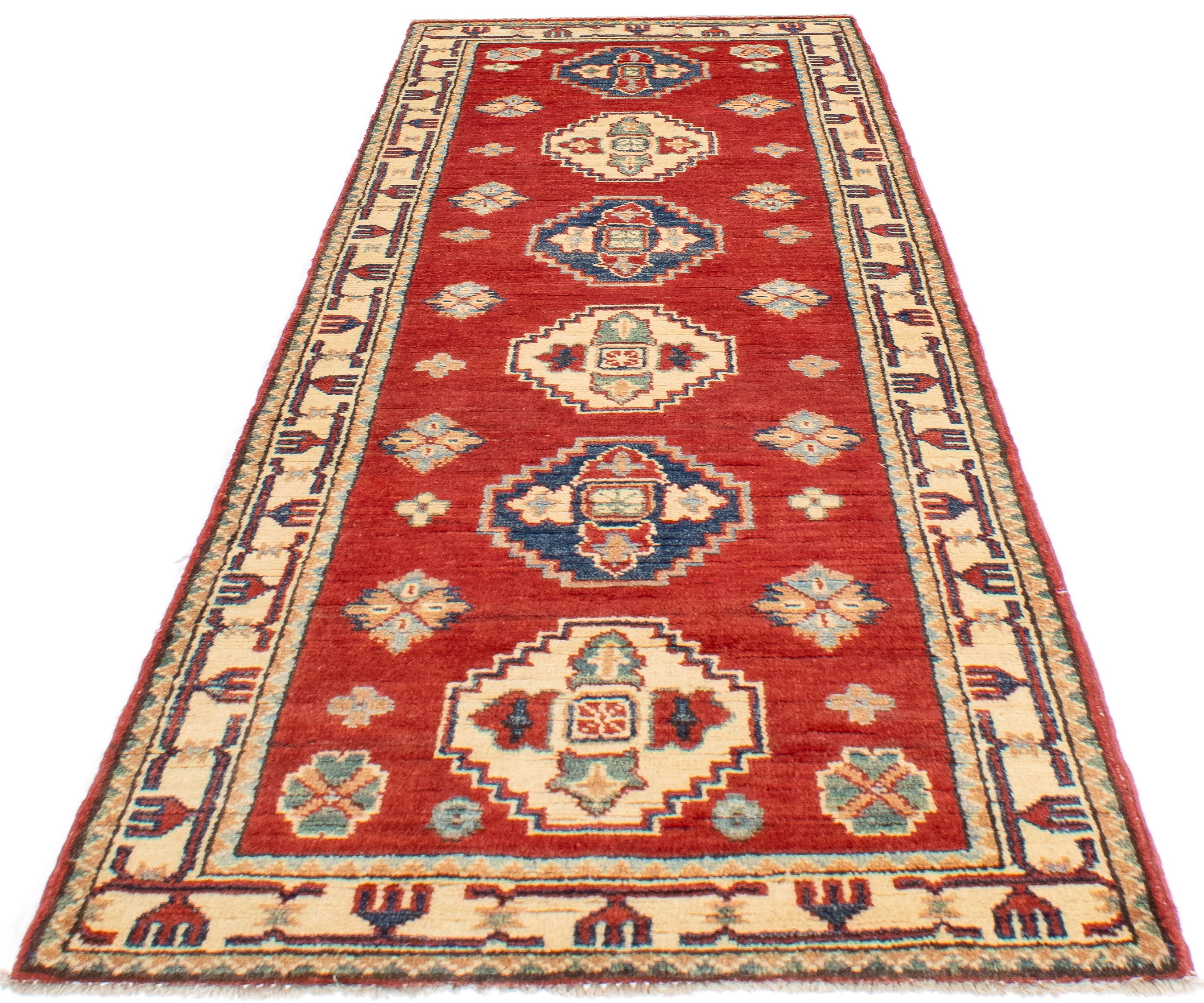 New Pakistan Kazak Rug <br> 2'2 x 5'7