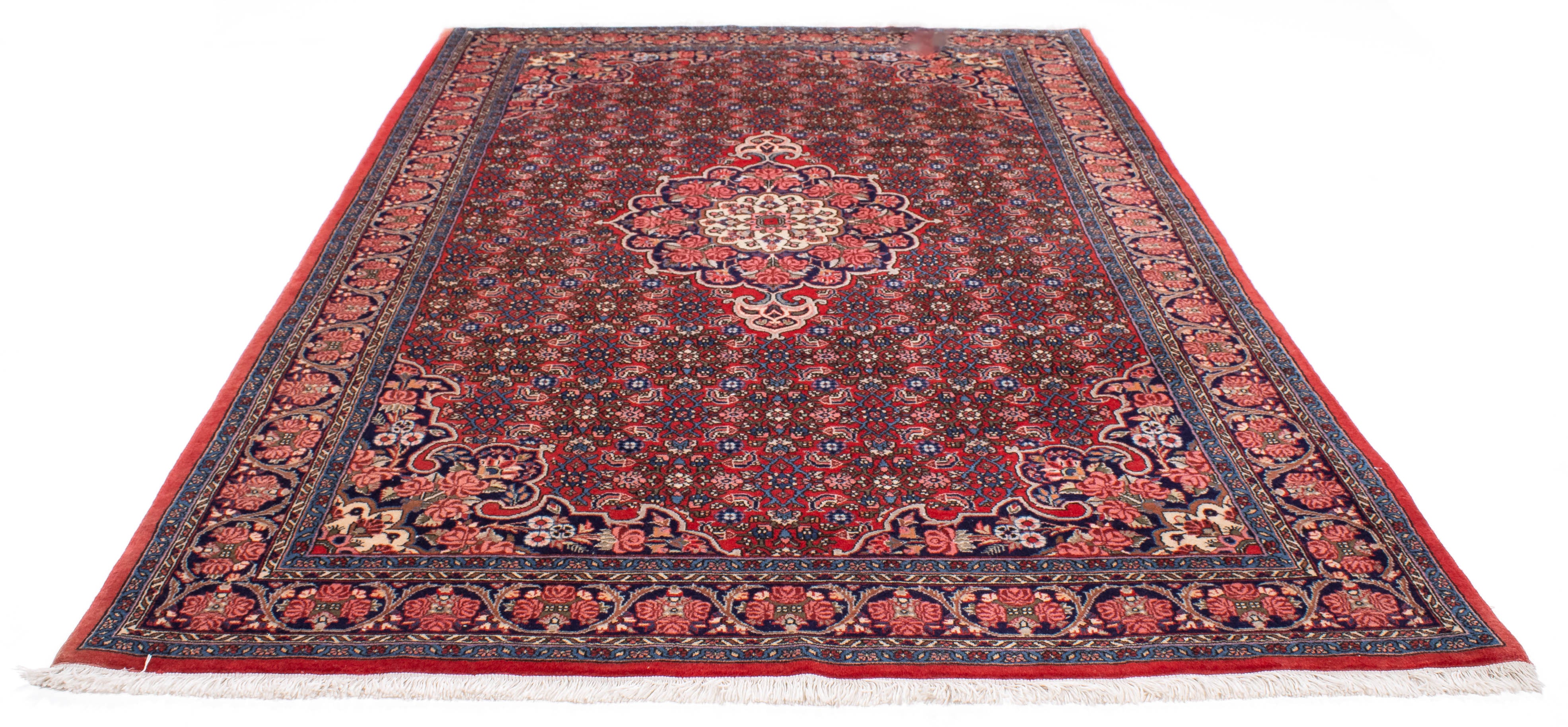 Persian Bidjar Rug <br> 4'6 x 7'2