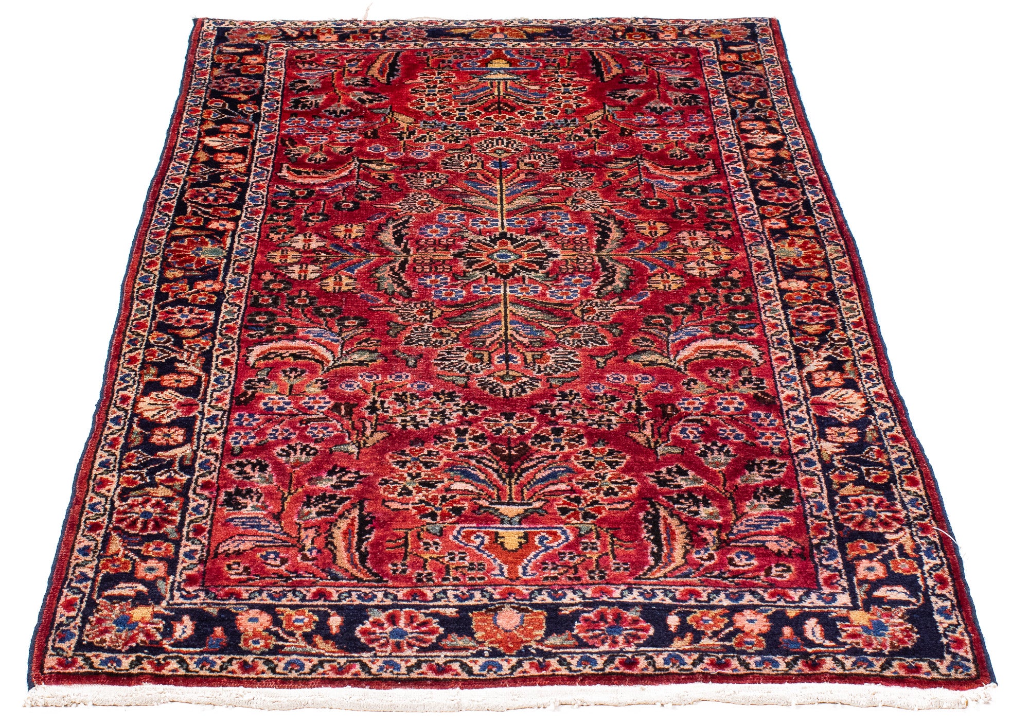 Antique Persia Lilihan Rug <br> 2'8' x 4'7'