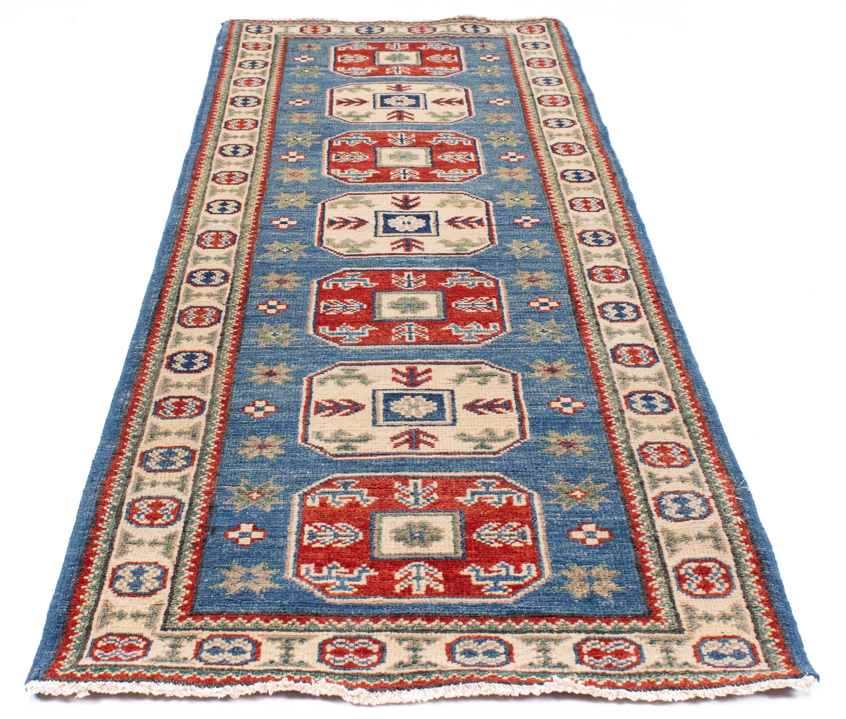 New Pakistan Kazak Rug <br> 2'2 x 6'6