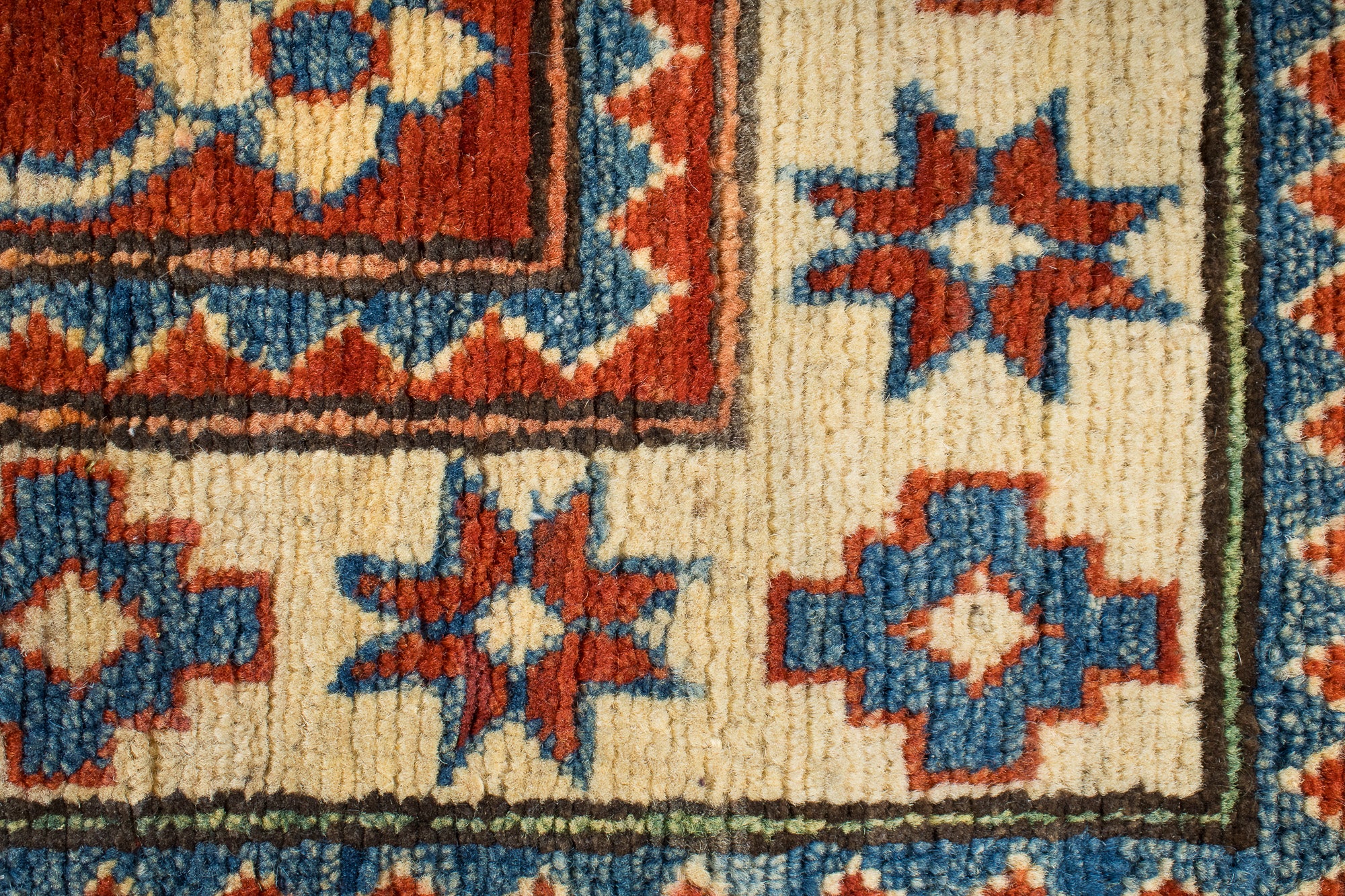 Red Pak Kazak Kilim Runner <br> 3'0 x 10'0