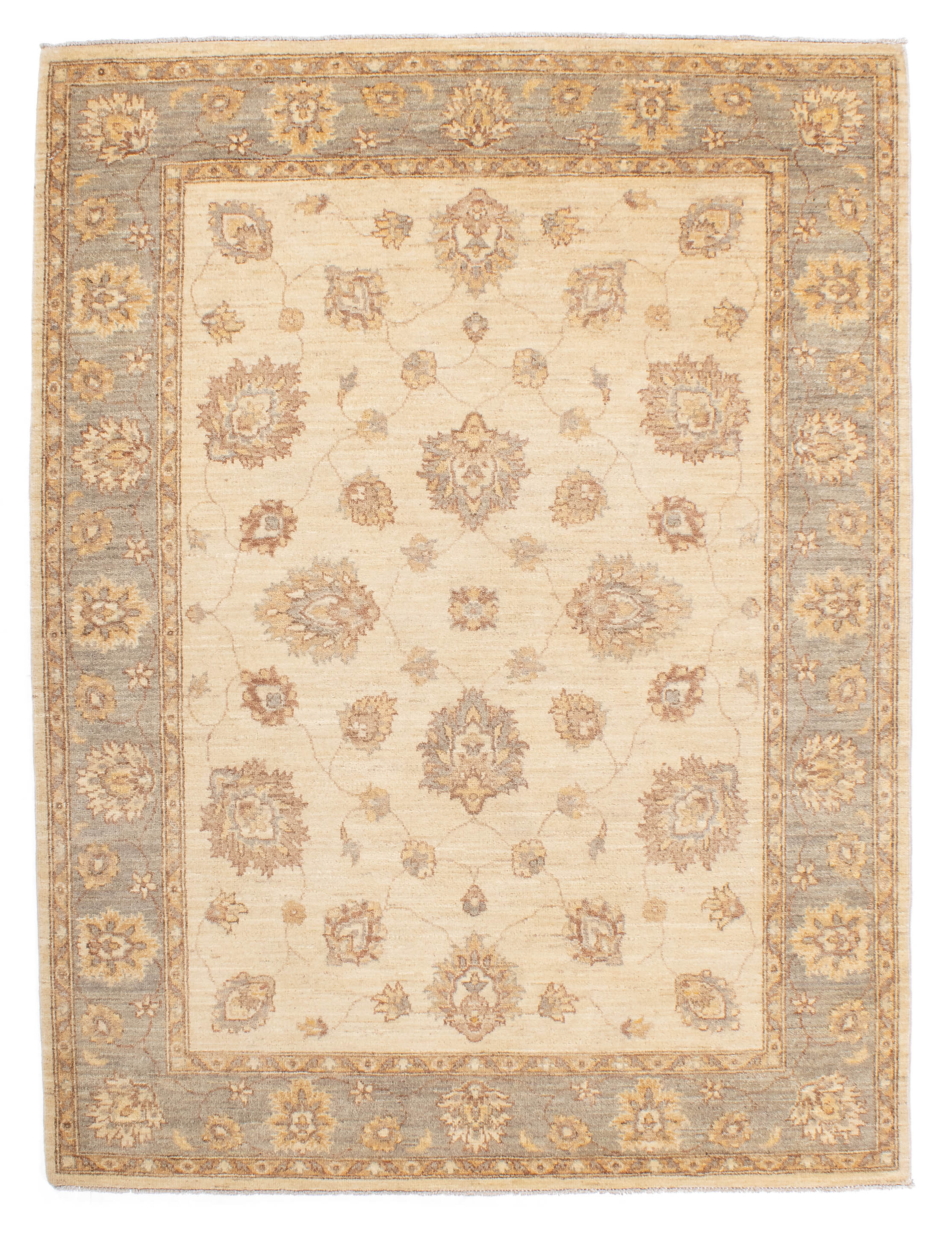 New Pakistan Oushak Rug <br> 5'1 x 6'9