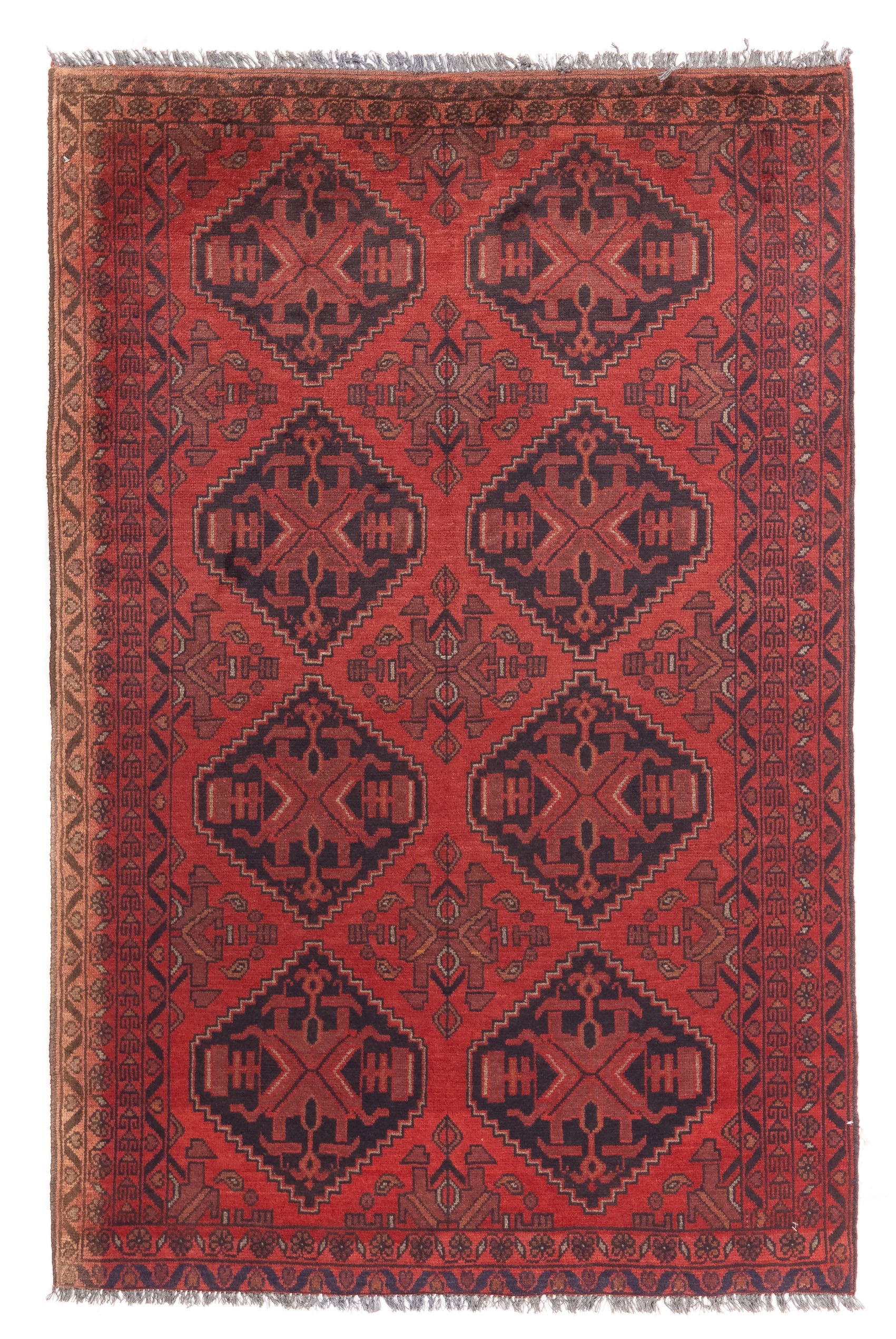 Vintage Khal Mahammdi Rug 4'3 x 6'5