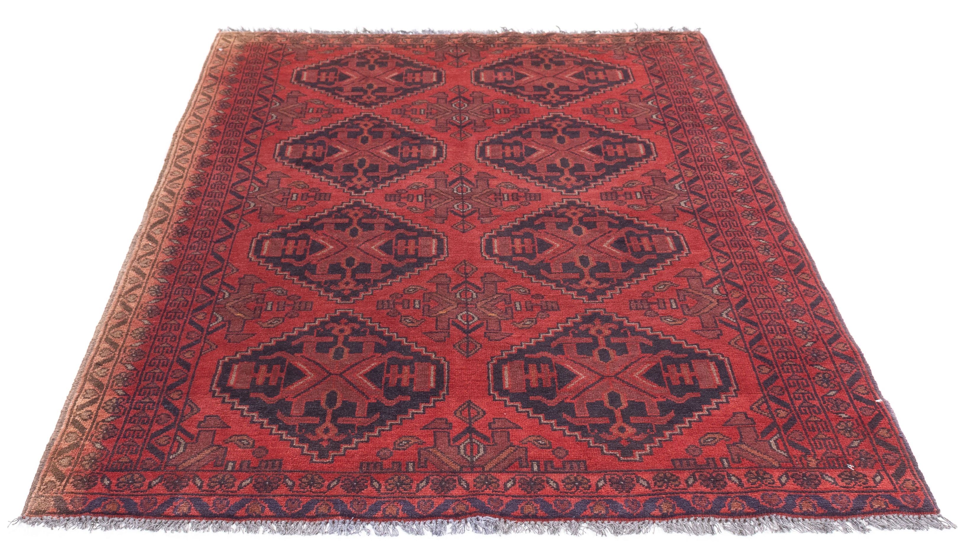 Vintage Khal Mahammdi Rug 4'3 x 6'5