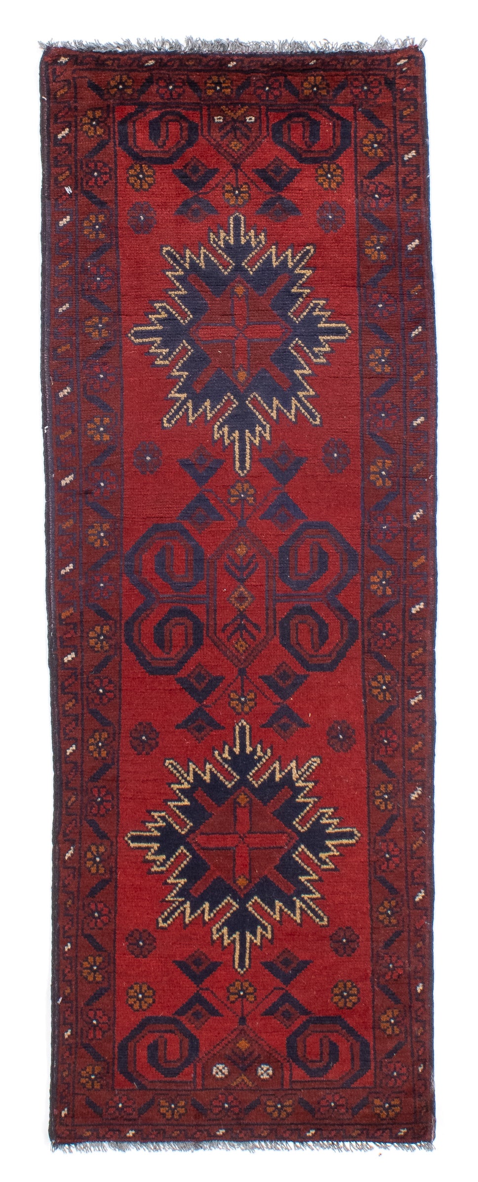 New Pakistan Bokhara Rug <br> 1'9 x 4'9