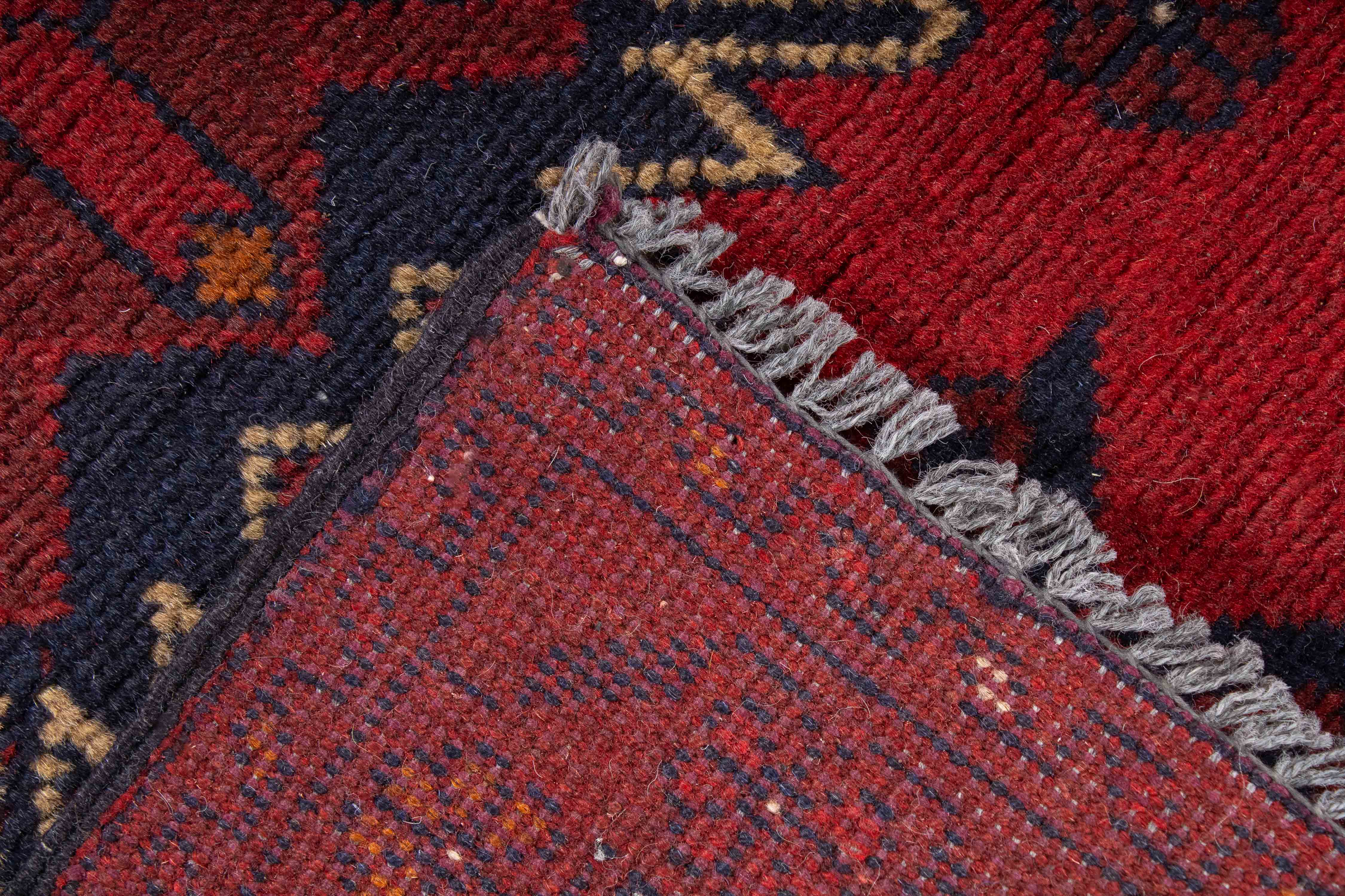 New Pakistan Bokhara Rug <br> 1'9 x 4'9