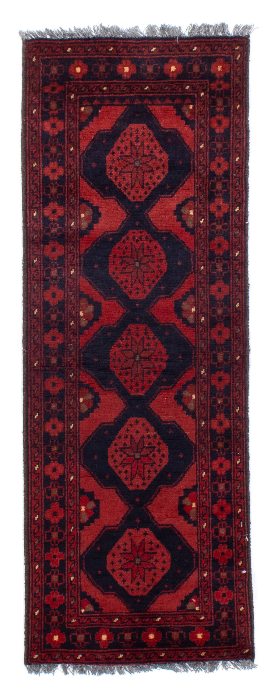 New Pakistan Bokhara Rug <br> 1'8 x 4'9