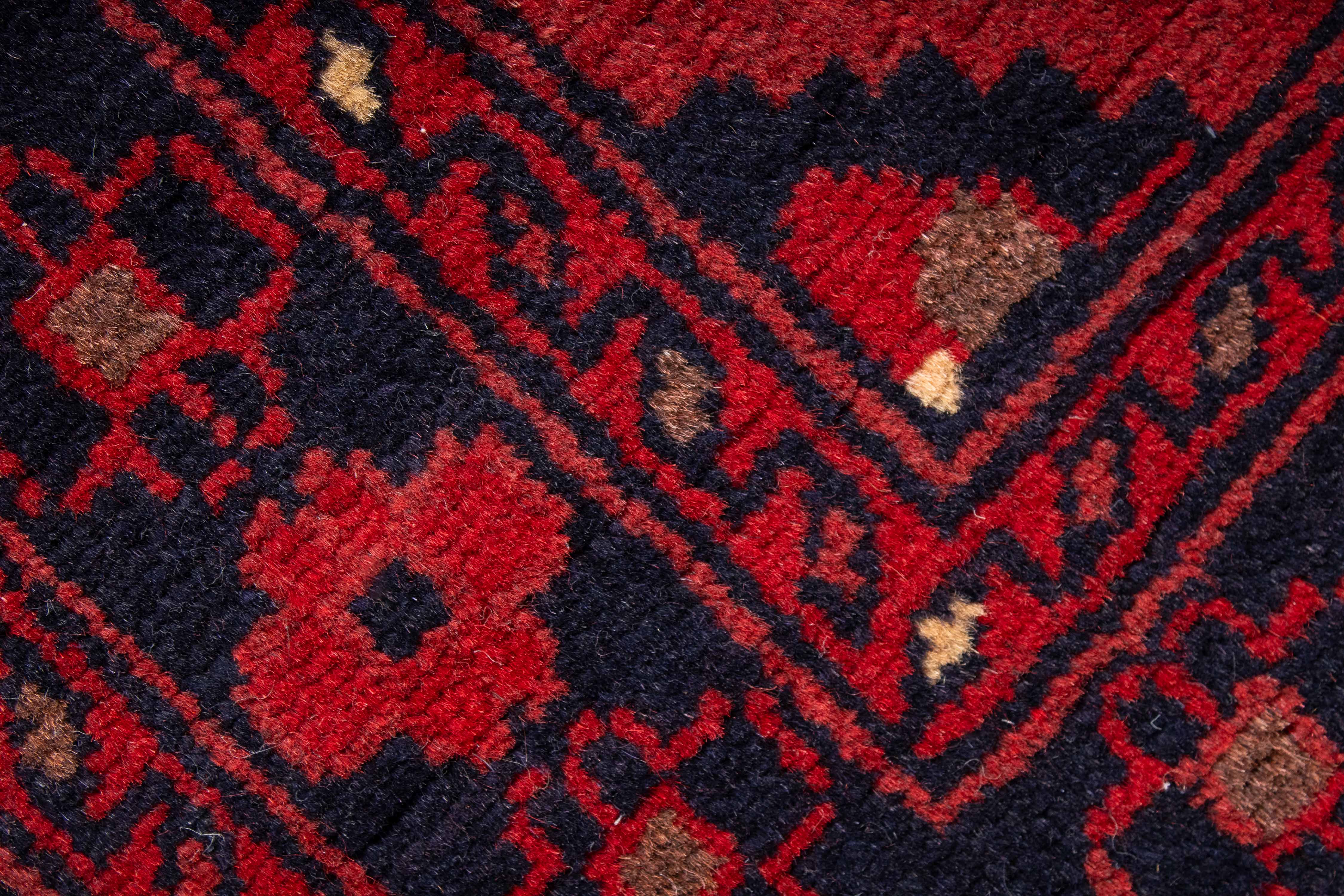 New Pakistan Bokhara Rug <br> 1'8 x 4'9