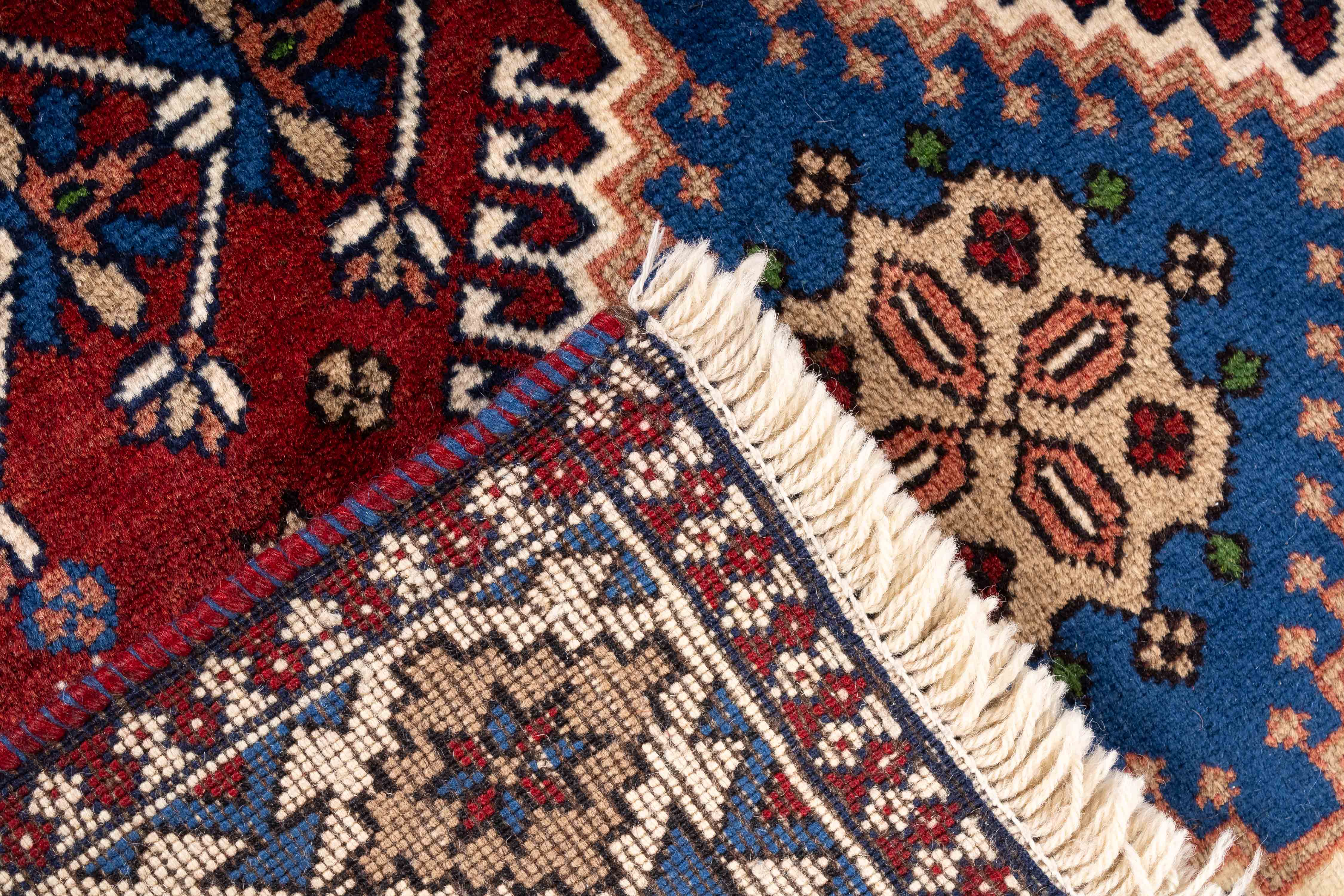 Tribal Persian Yalameh Rug <br> 3'6 x 5'0