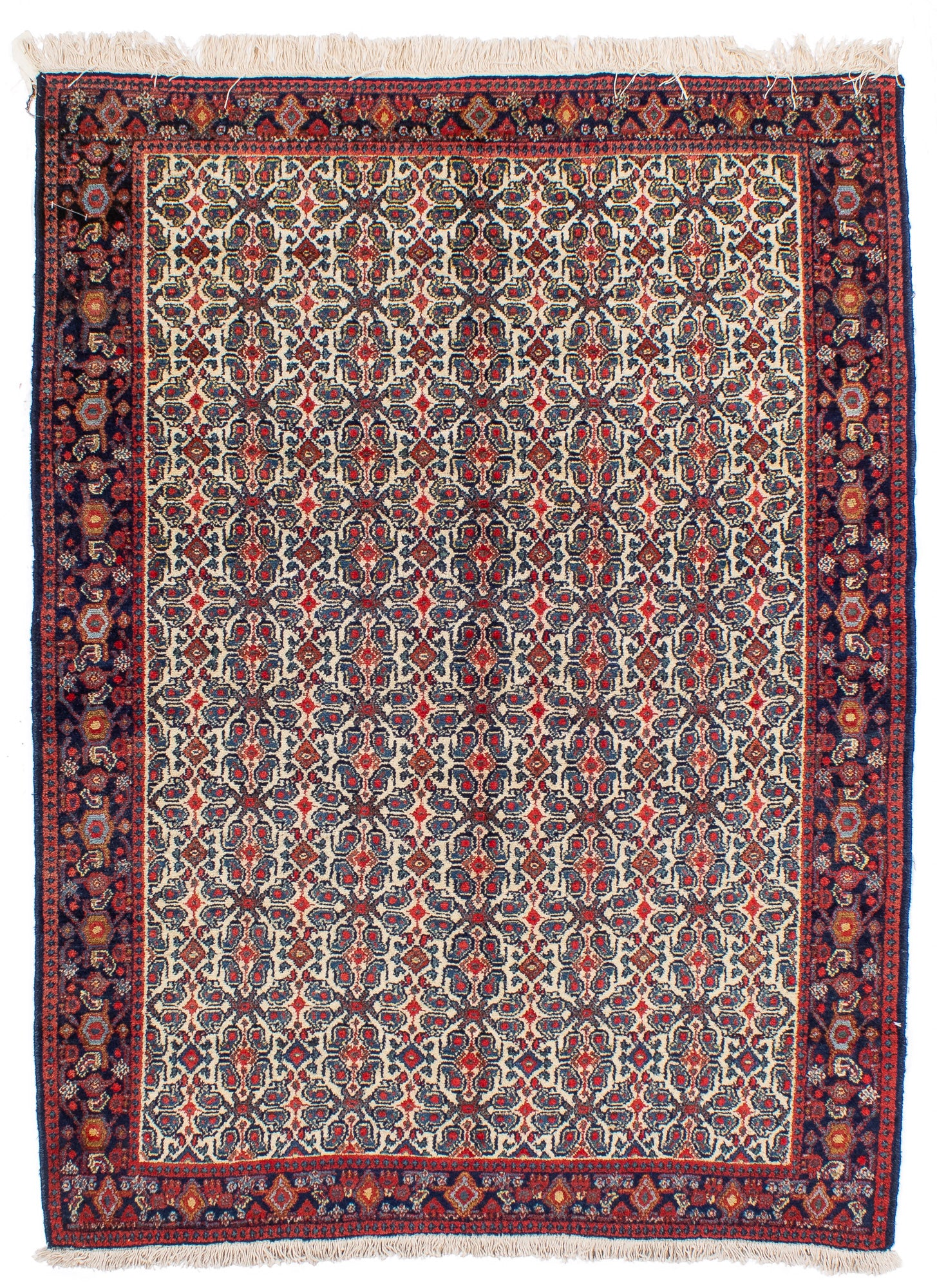 Persia Senneh Rug <br> 3'10' x 5'1'