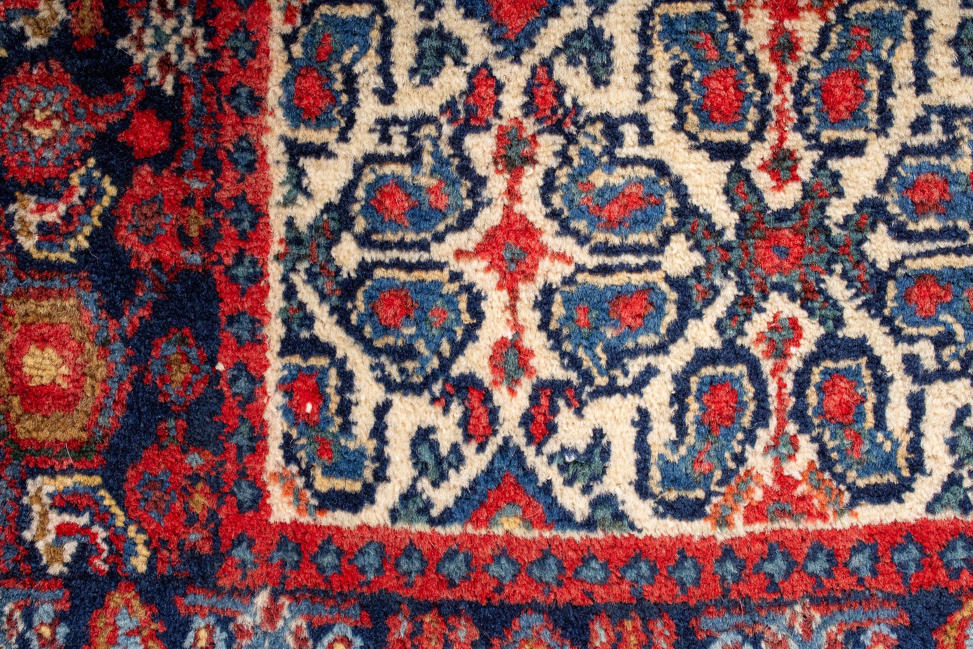 Persia Senneh Rug <br> 3'10' x 5'1'