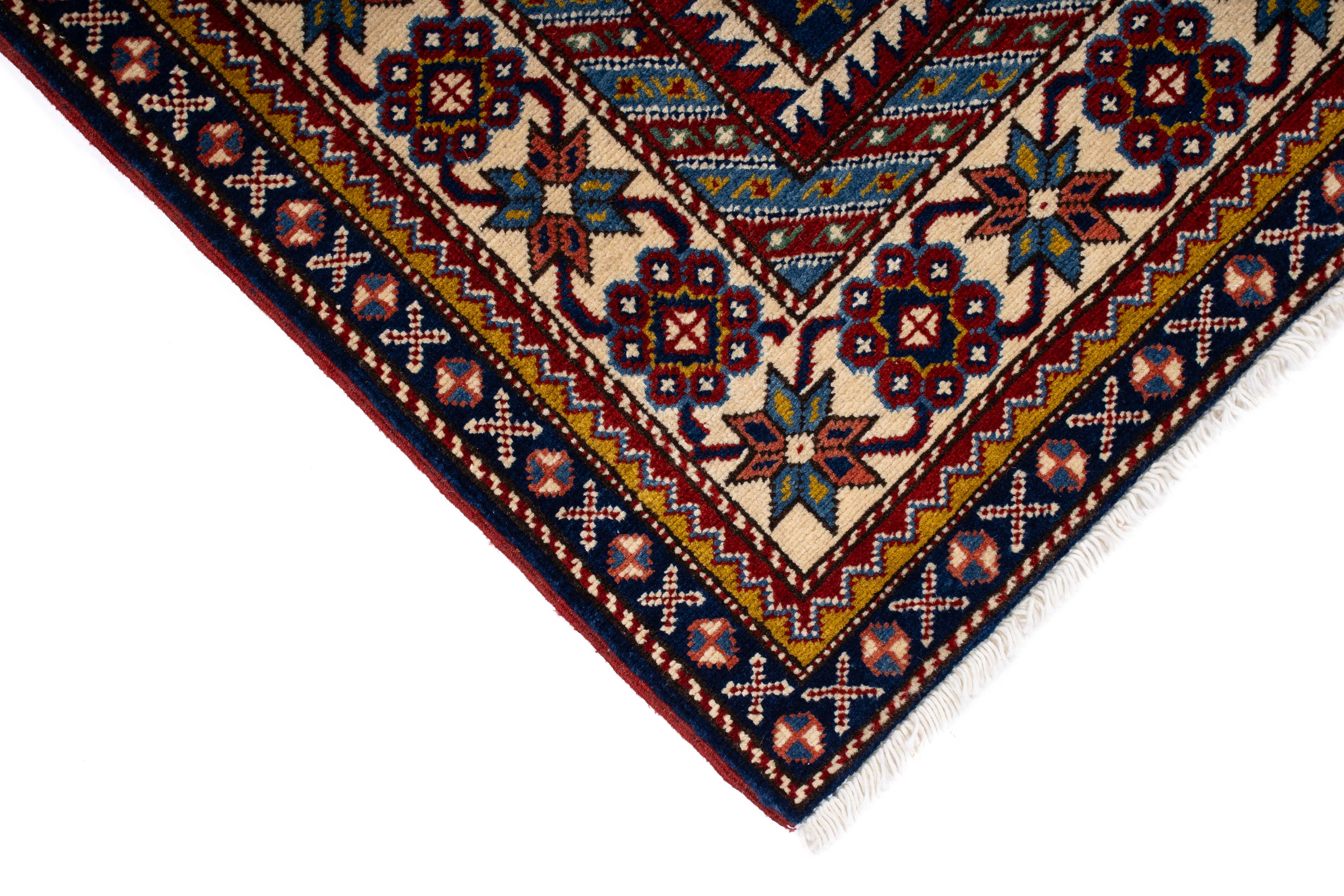 Fine Pakistan Shirvan Design Rug <br> 5'0 x 6'8