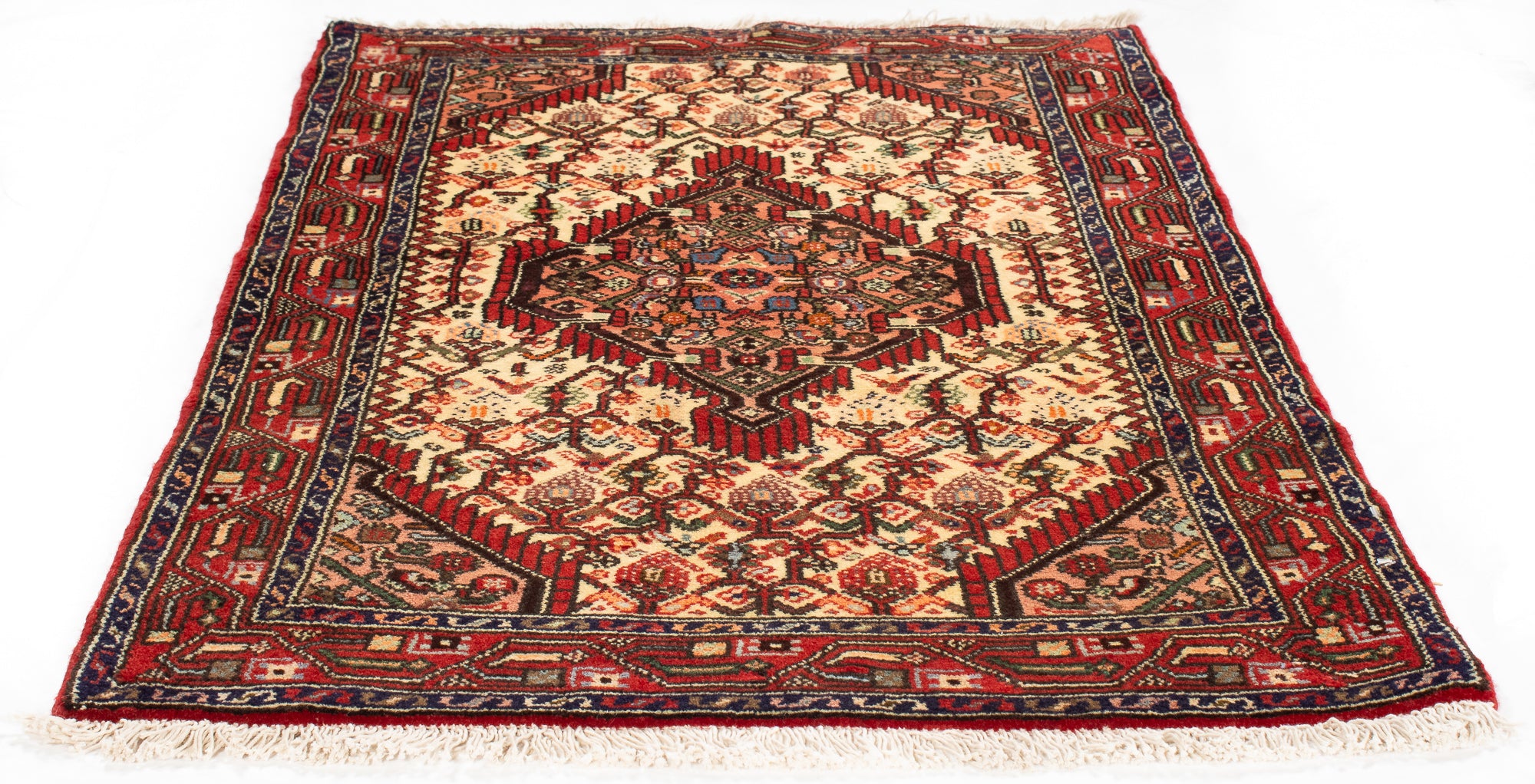 Traditional Persian Hamadan Rug <br> 2'7 x 4'2