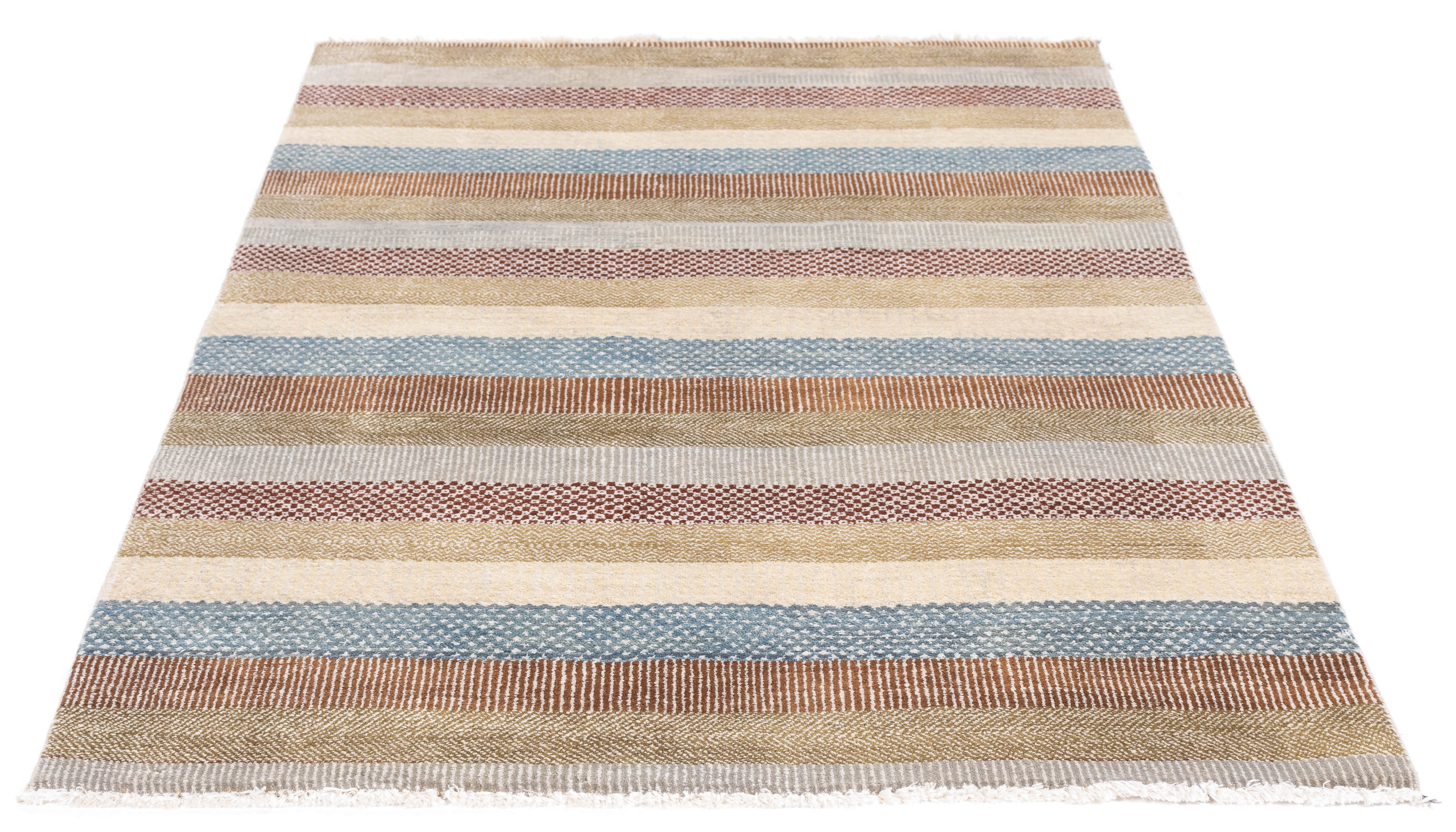 New Indian Contemporary Rug 4'1 x 5'10