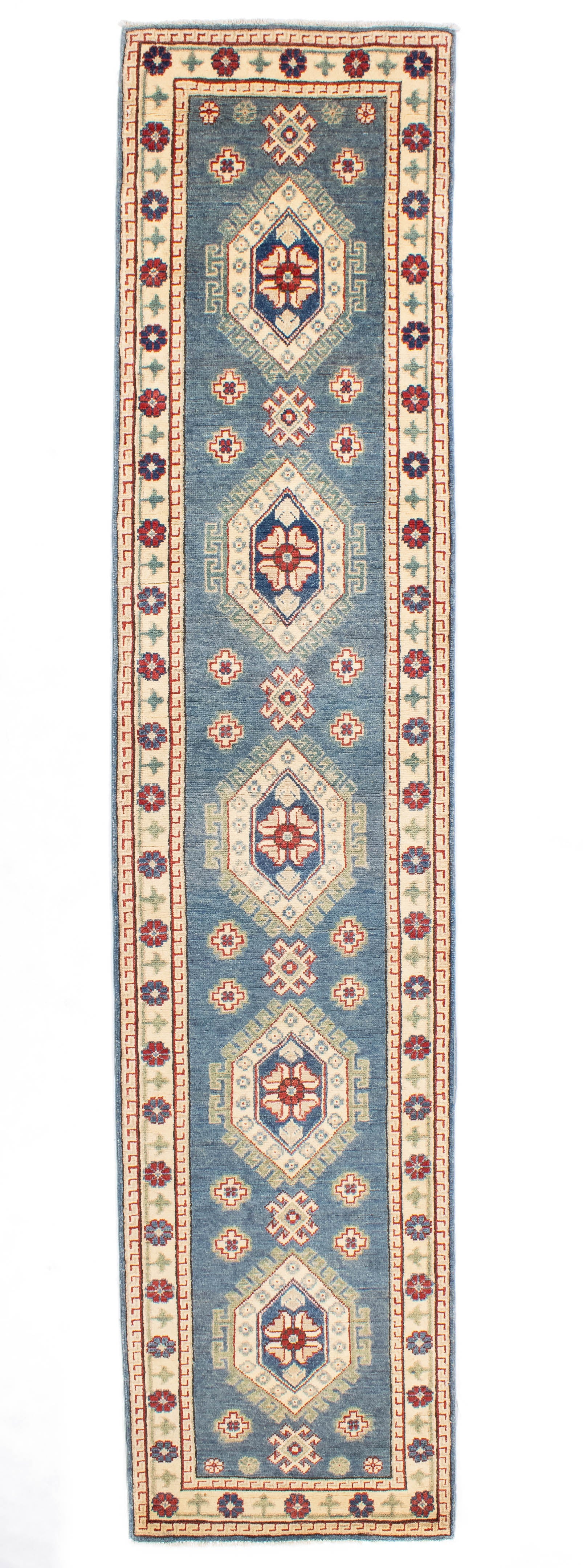 New Pakistan Kazak Rug <br> 2'1 x 9'9