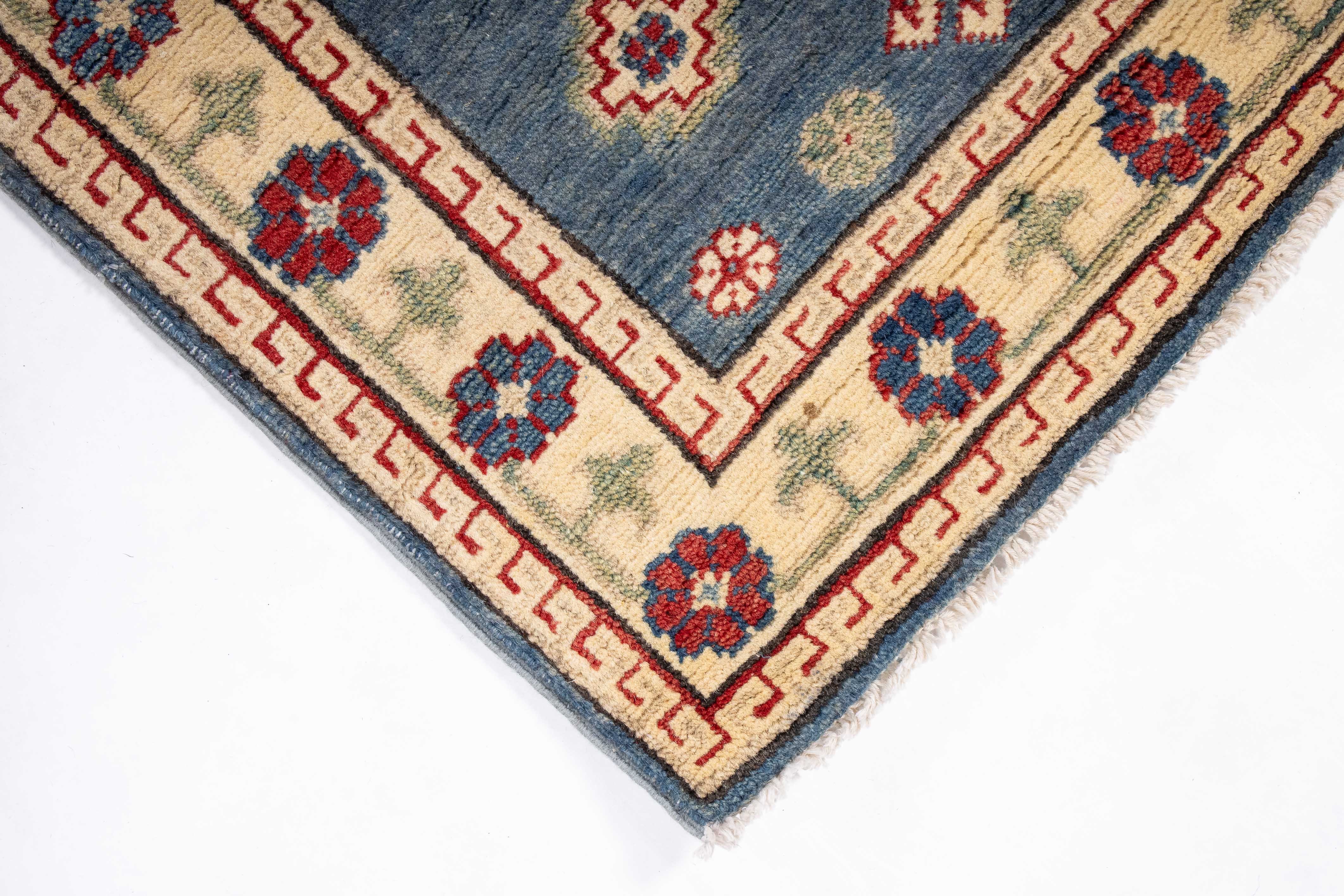 New Pakistan Kazak Rug <br> 2'1 x 9'9