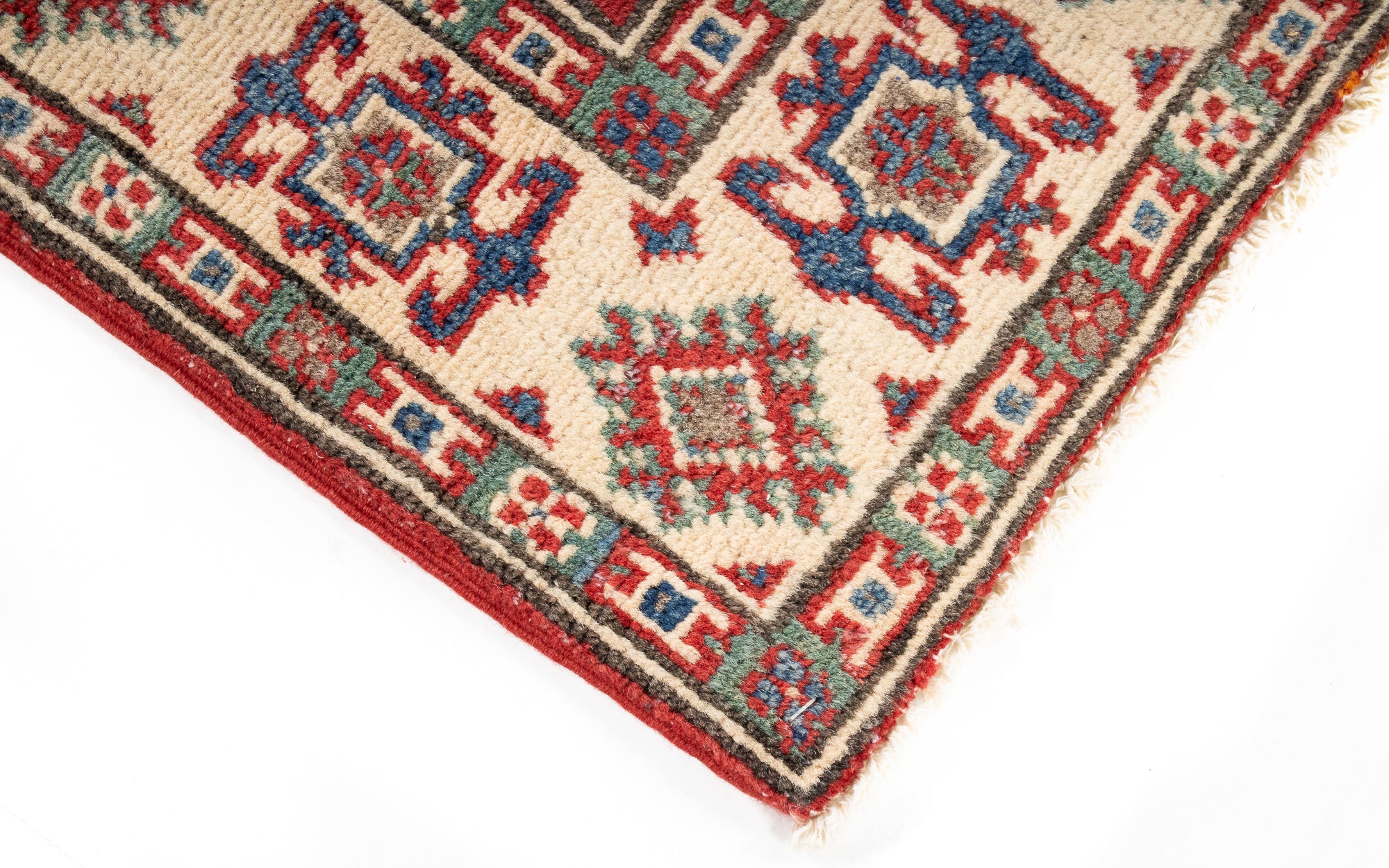 Traditional Pak Kazak Accent Rug <br> 2'9 x 3'10