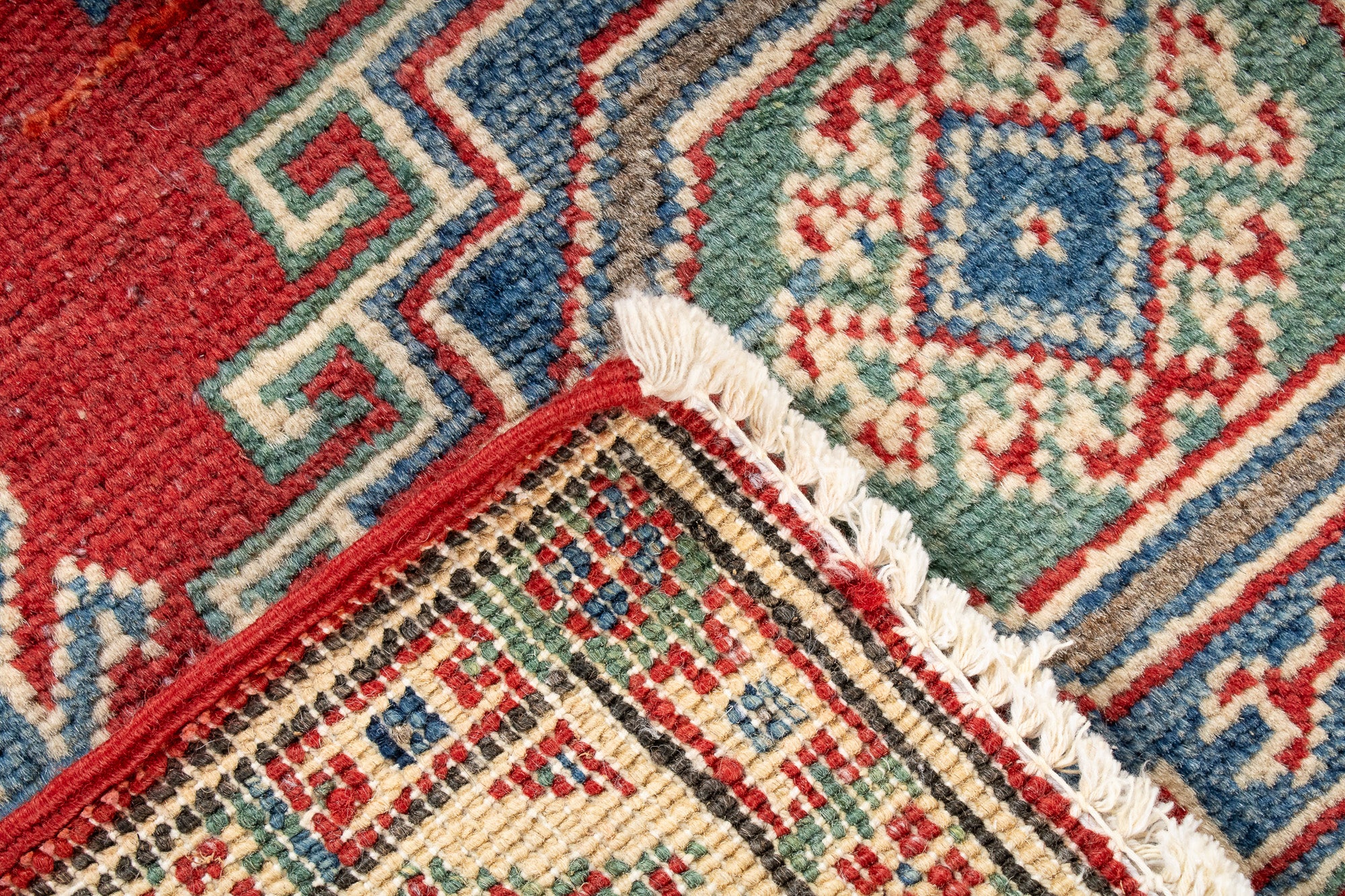 Traditional Pak Kazak Accent Rug <br> 2'9 x 3'10