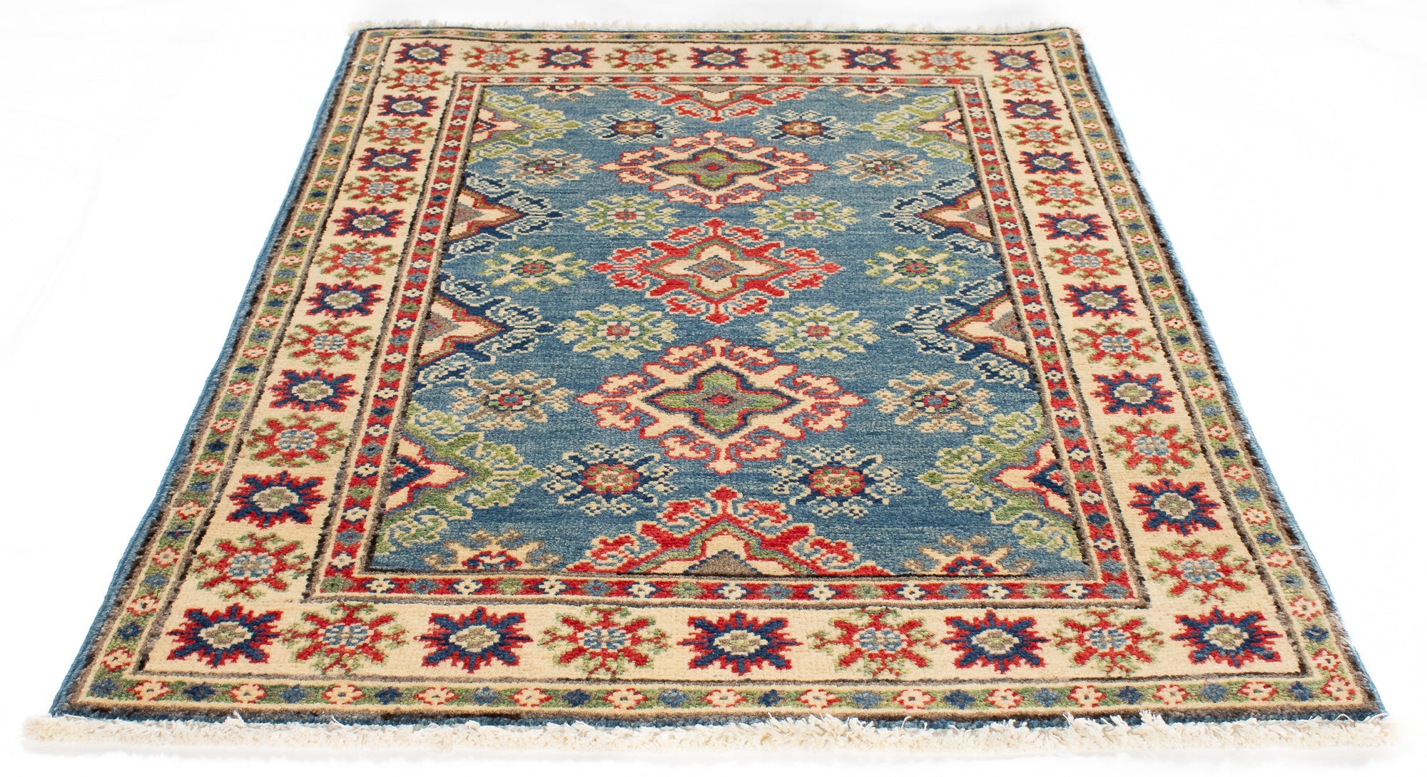 Traditional Pak Kazak Accent Rug <br> 2'6 x 3'9