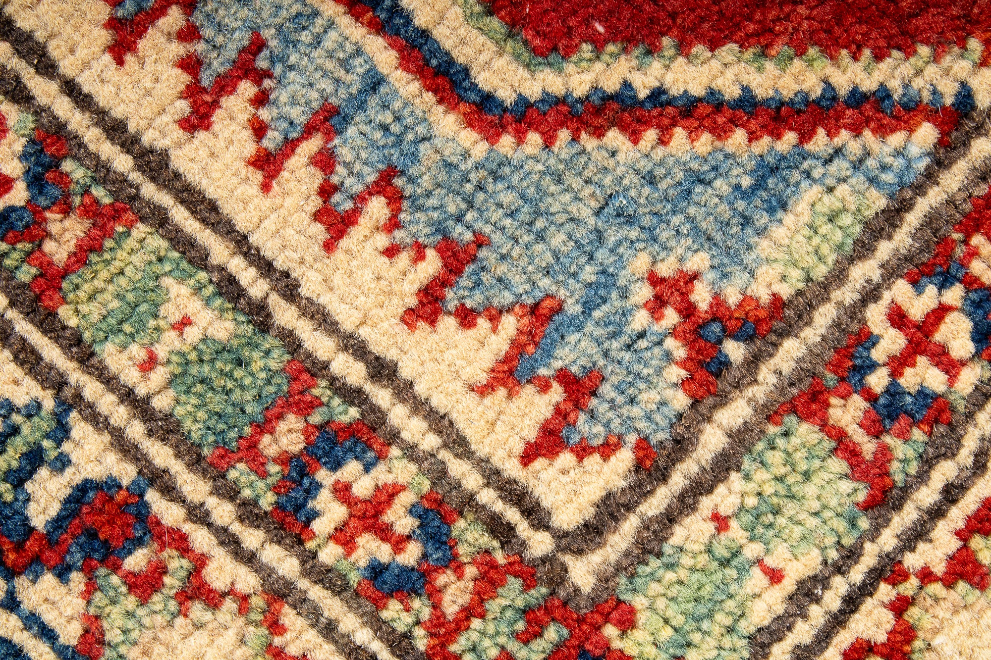 Traditional Pak Kazak Accent Rug <br> 2'9 x 4'0