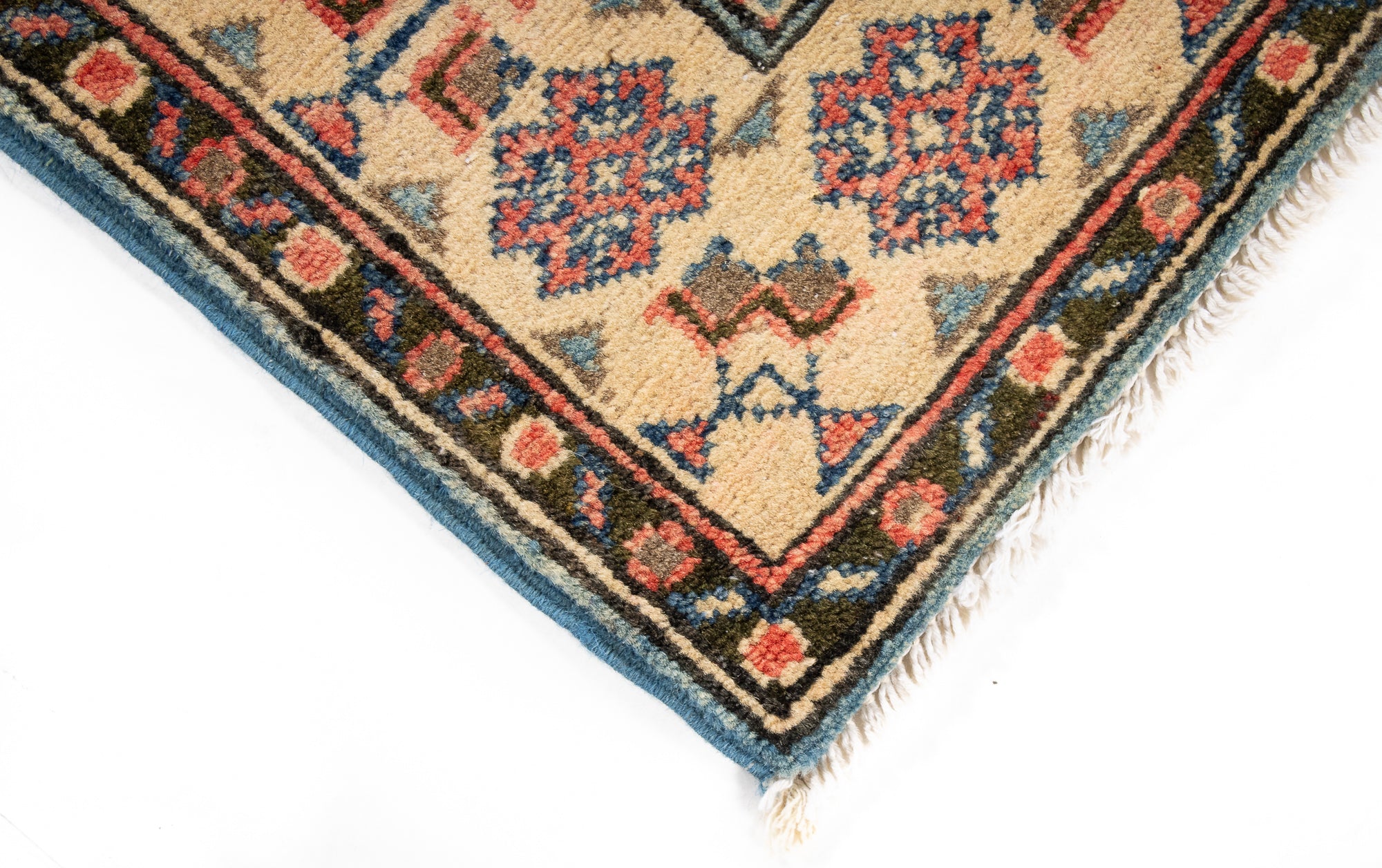 Traditional Light Blue Pak Kazak Accent Rug <br> 2'7 x 3'10