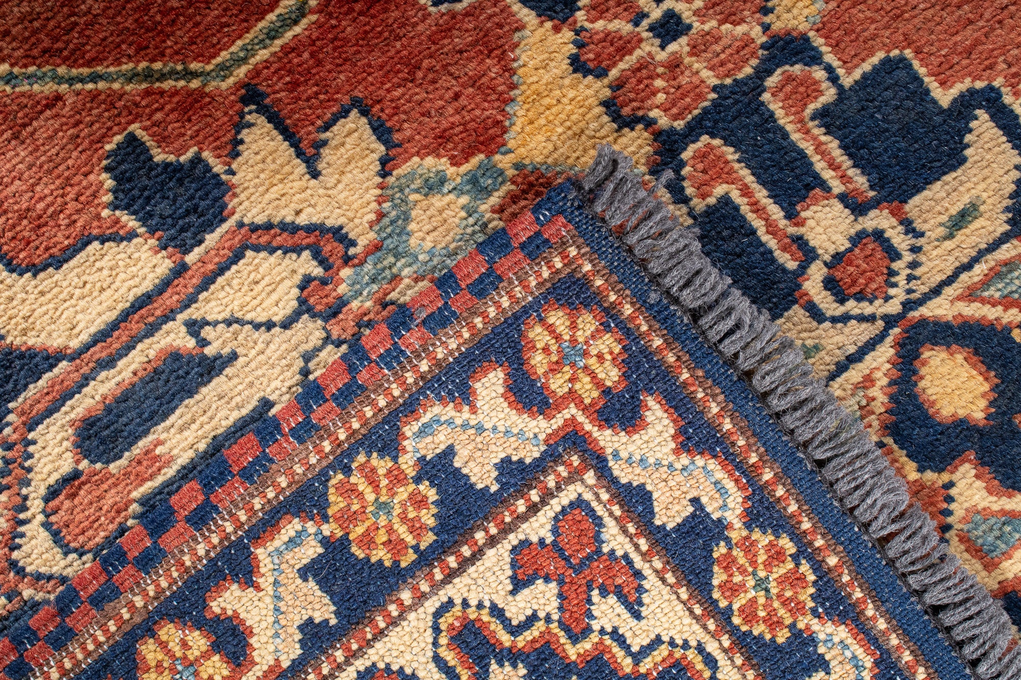 Pakistan Kazak Rug <br> 4'0' x 6'3'