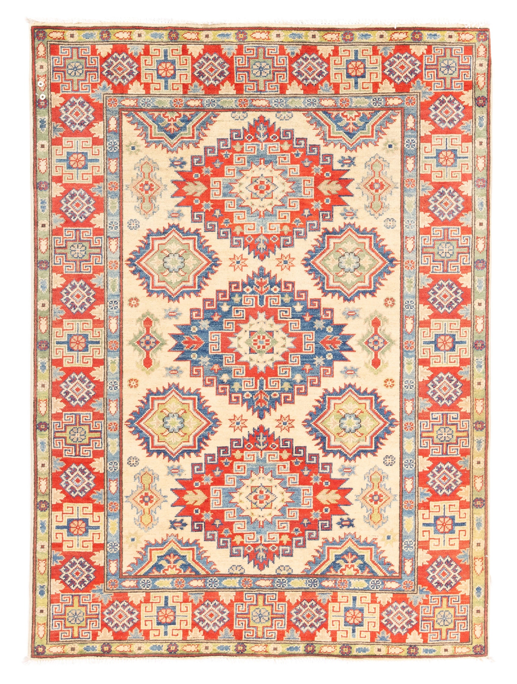 New Pakistan Kazak Rug 4'3 x 5'10