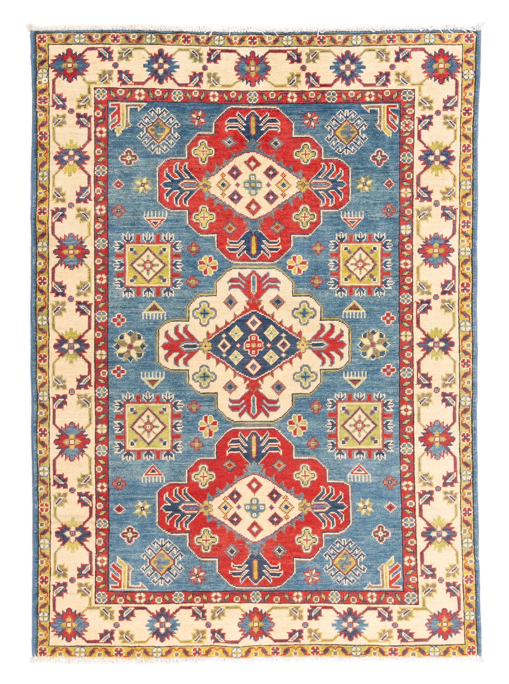 New Pakistan Kazak Rug 4'2 x 5'9