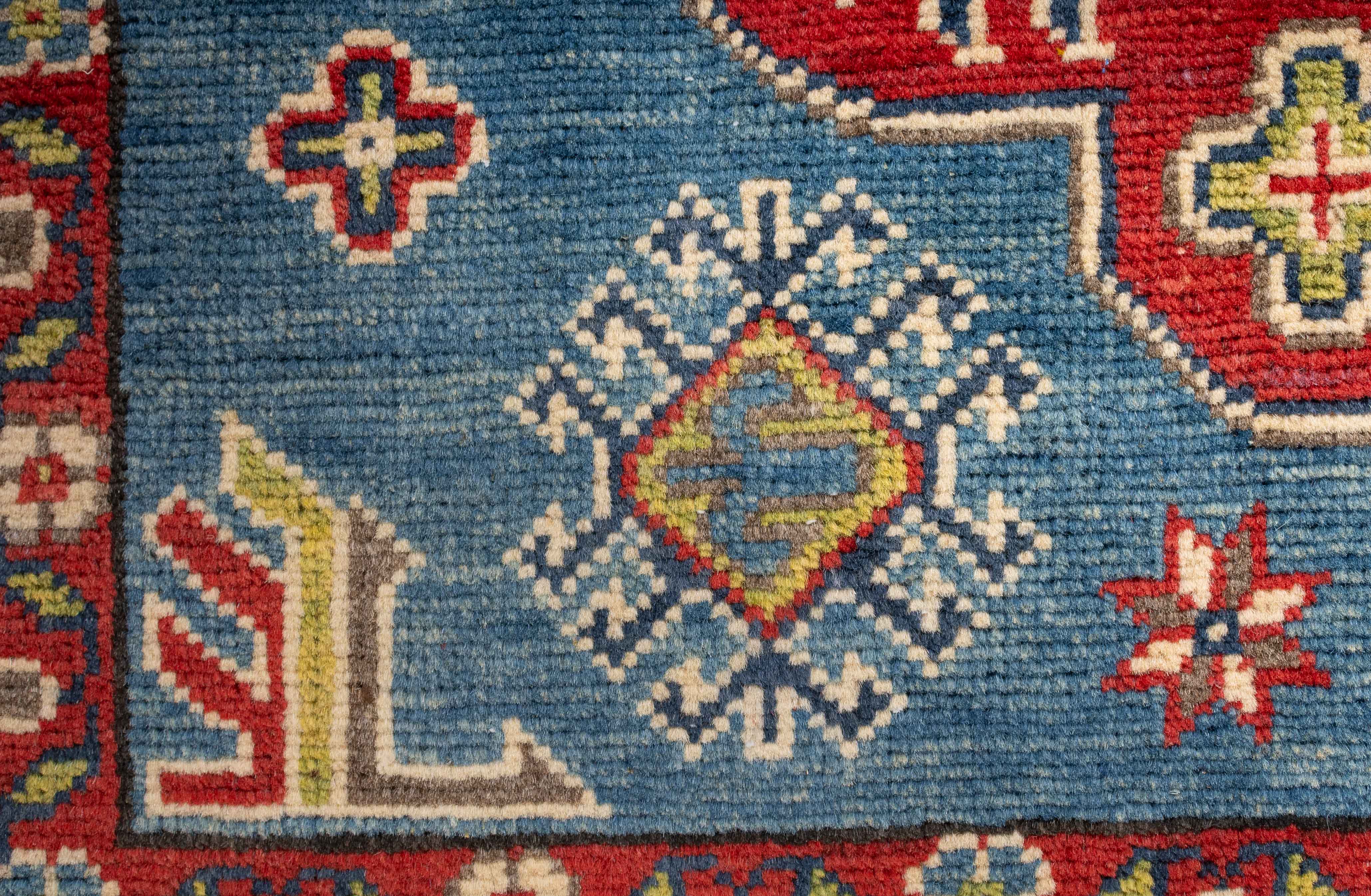 New Pakistan Kazak Rug 4'2 x 5'9