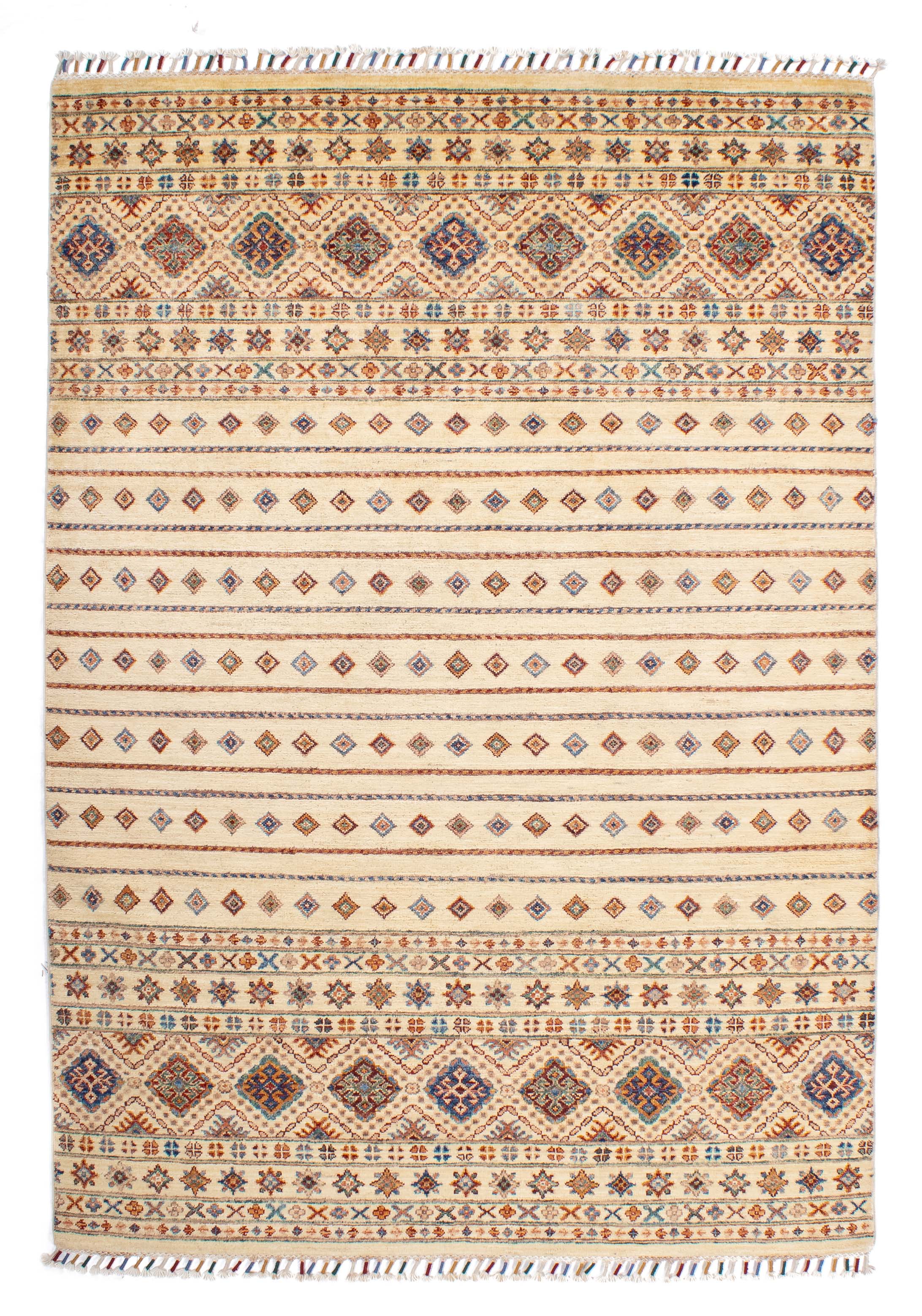 New Pakistan Tribal Rug <br> 4'10 x 7'0